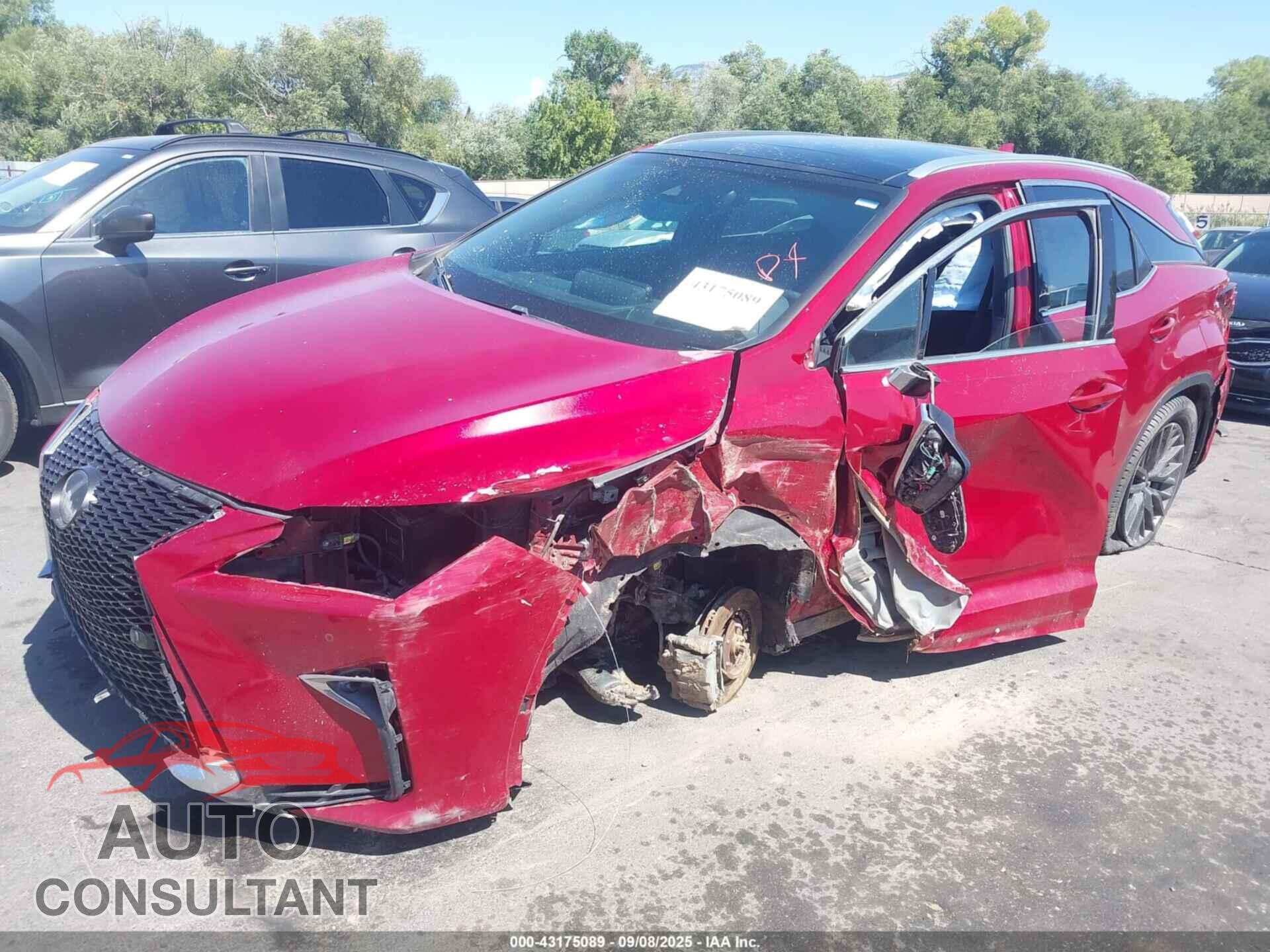 LEXUS RX 350 2017 - 2T2BZMCA1HC095434