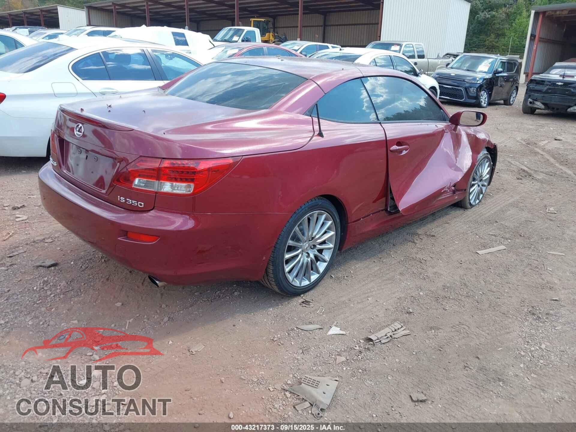 LEXUS IS 350C 2010 - JTHFE2C22A2500668