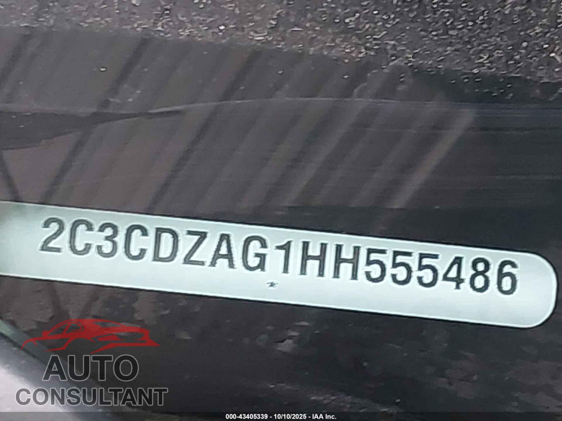 DODGE CHALLENGER 2017 - 2C3CDZAG1HH555486