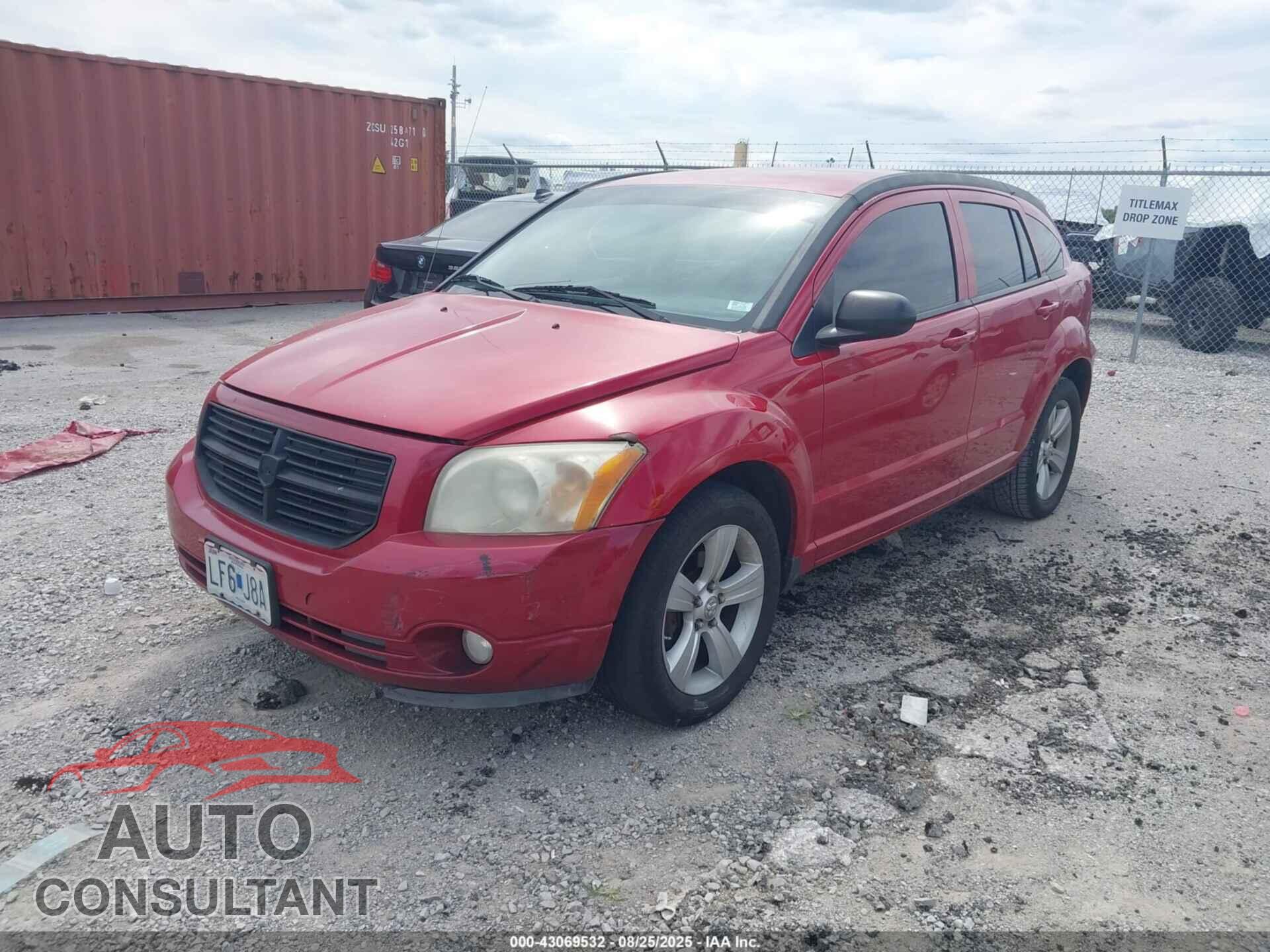 DODGE CALIBER 2012 - 1C3CDWDA3CD531833