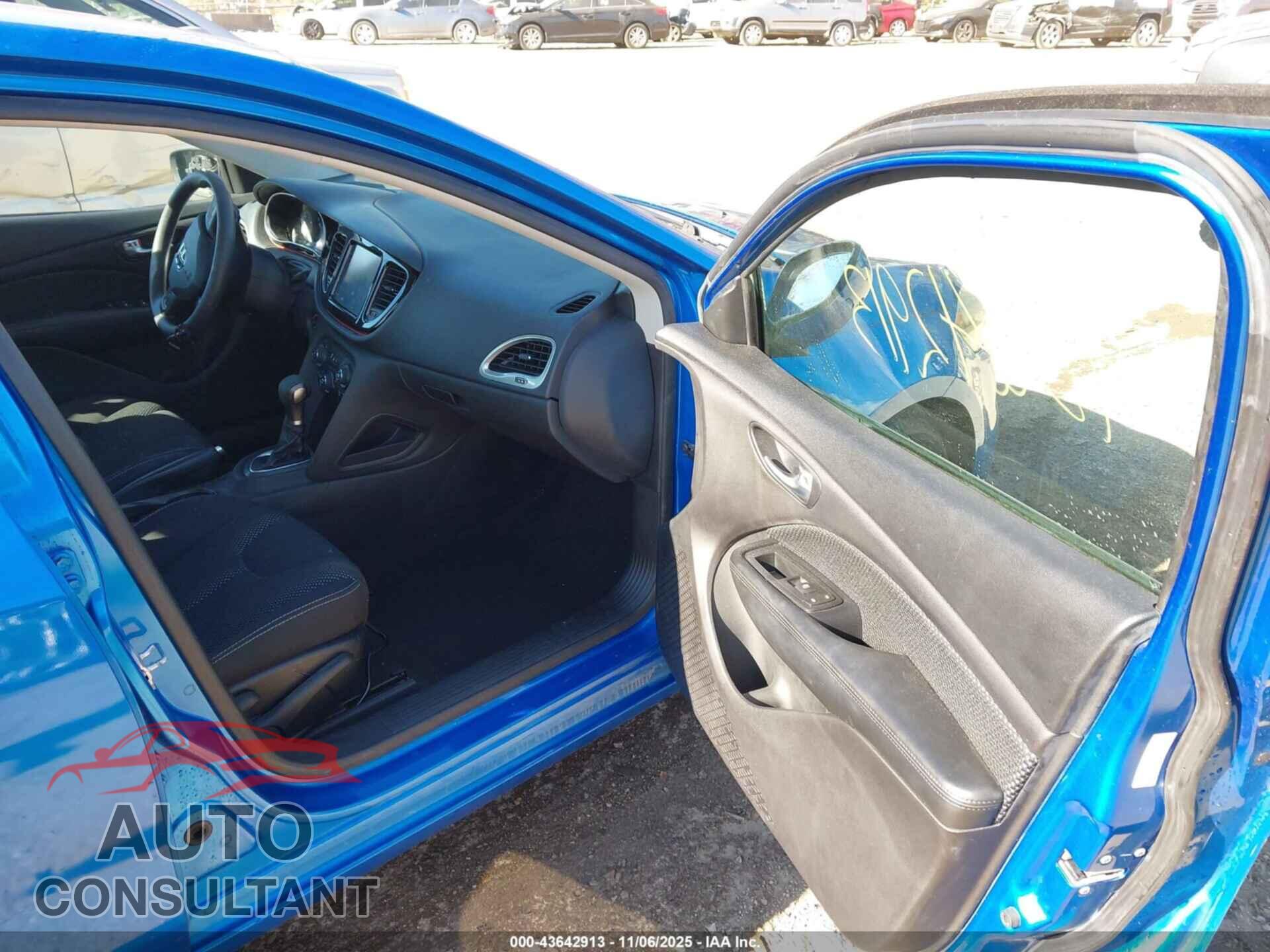DODGE DART 2015 - 1C3CDFBB0FD346039