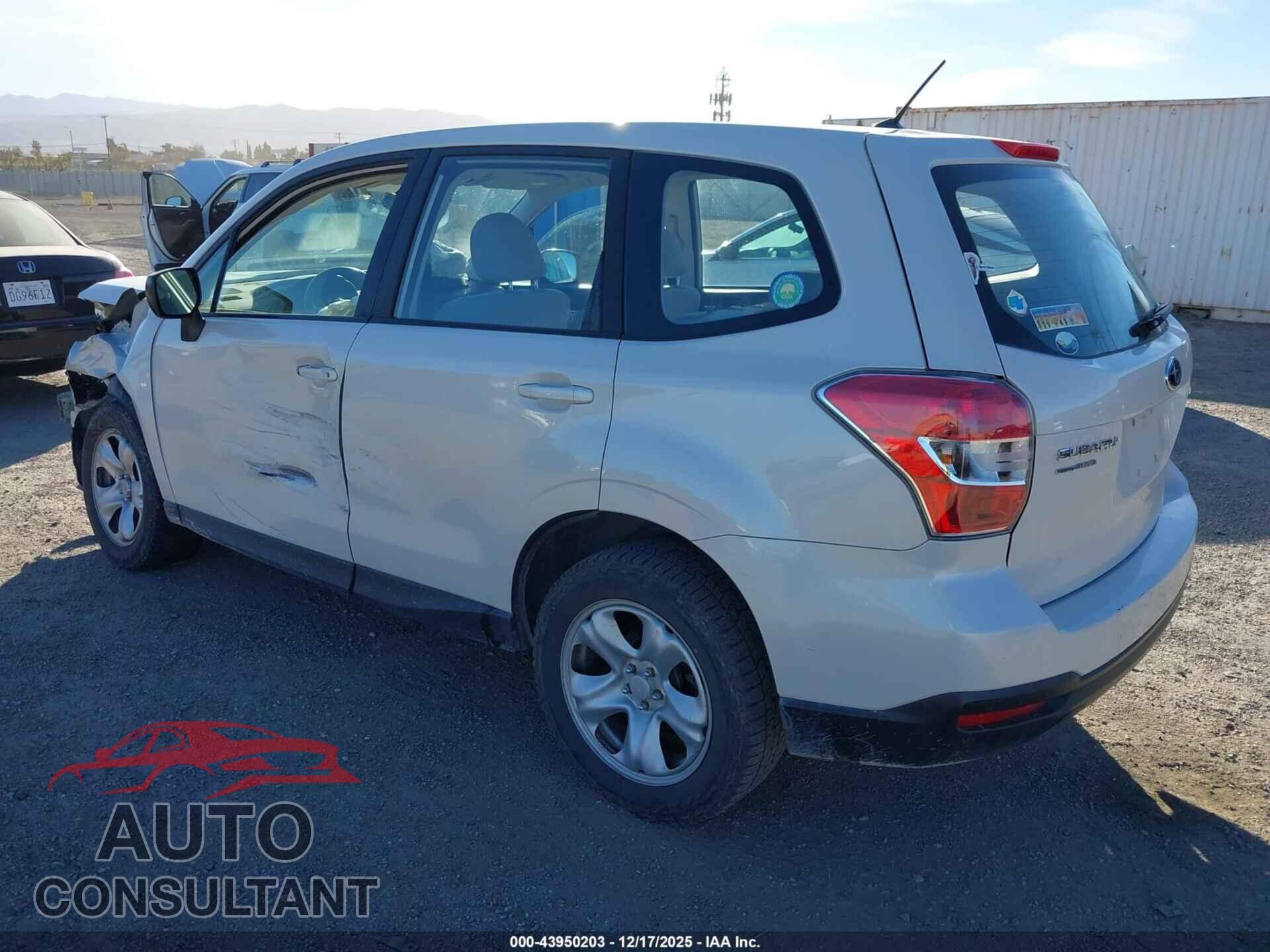 SUBARU FORESTER 2014 - JF2SJAAC7EH476342
