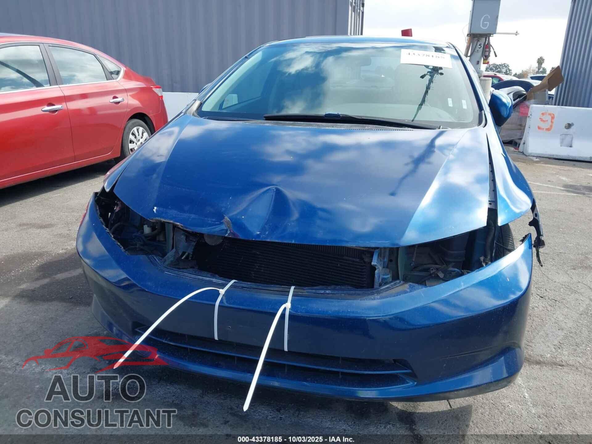 HONDA CIVIC 2012 - 19XFB2F54CE335762