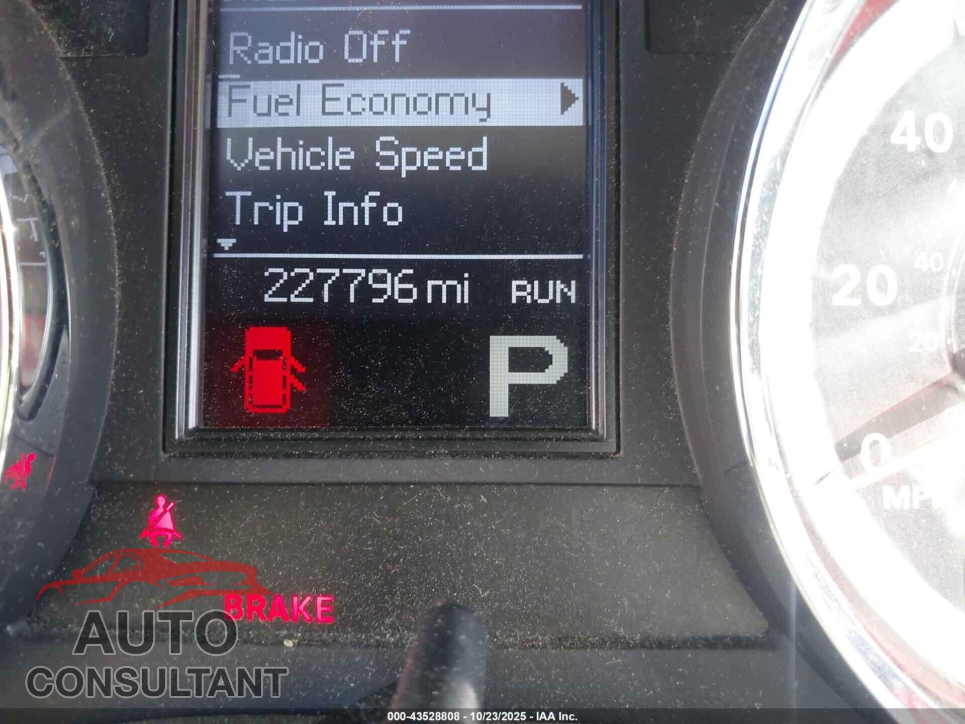 DODGE DURANGO 2012 - 1C4RDJAG3CC112646
