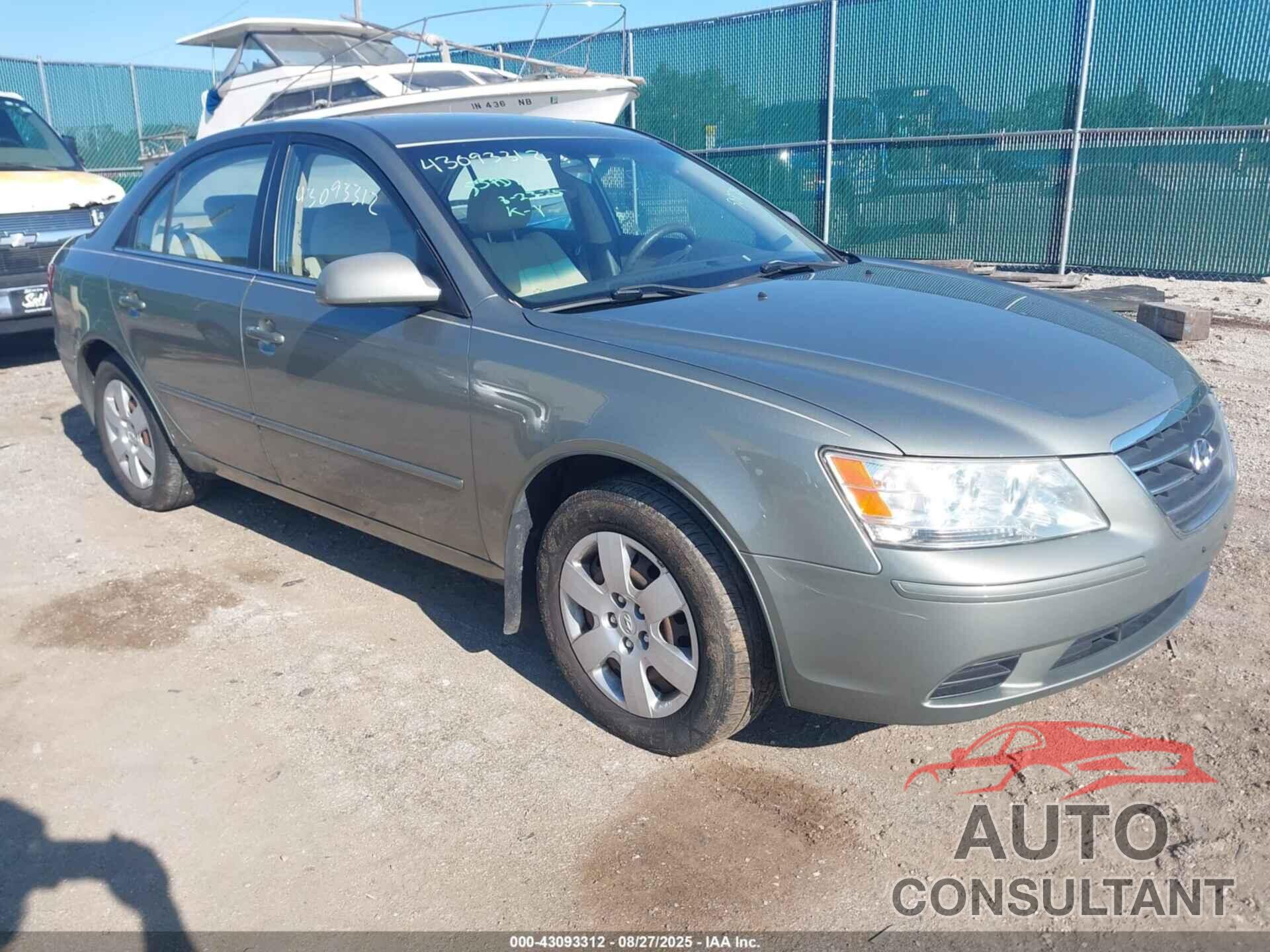 HYUNDAI SONATA 2009 - 5NPET46CX9H508739