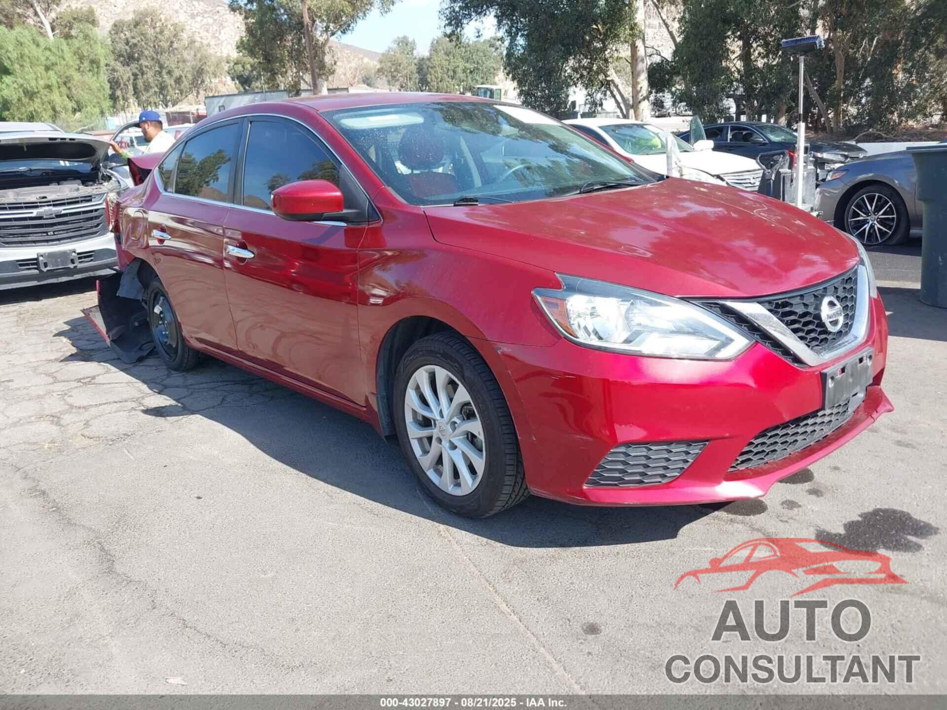 NISSAN SENTRA 2018 - 3N1AB7APXJY224535