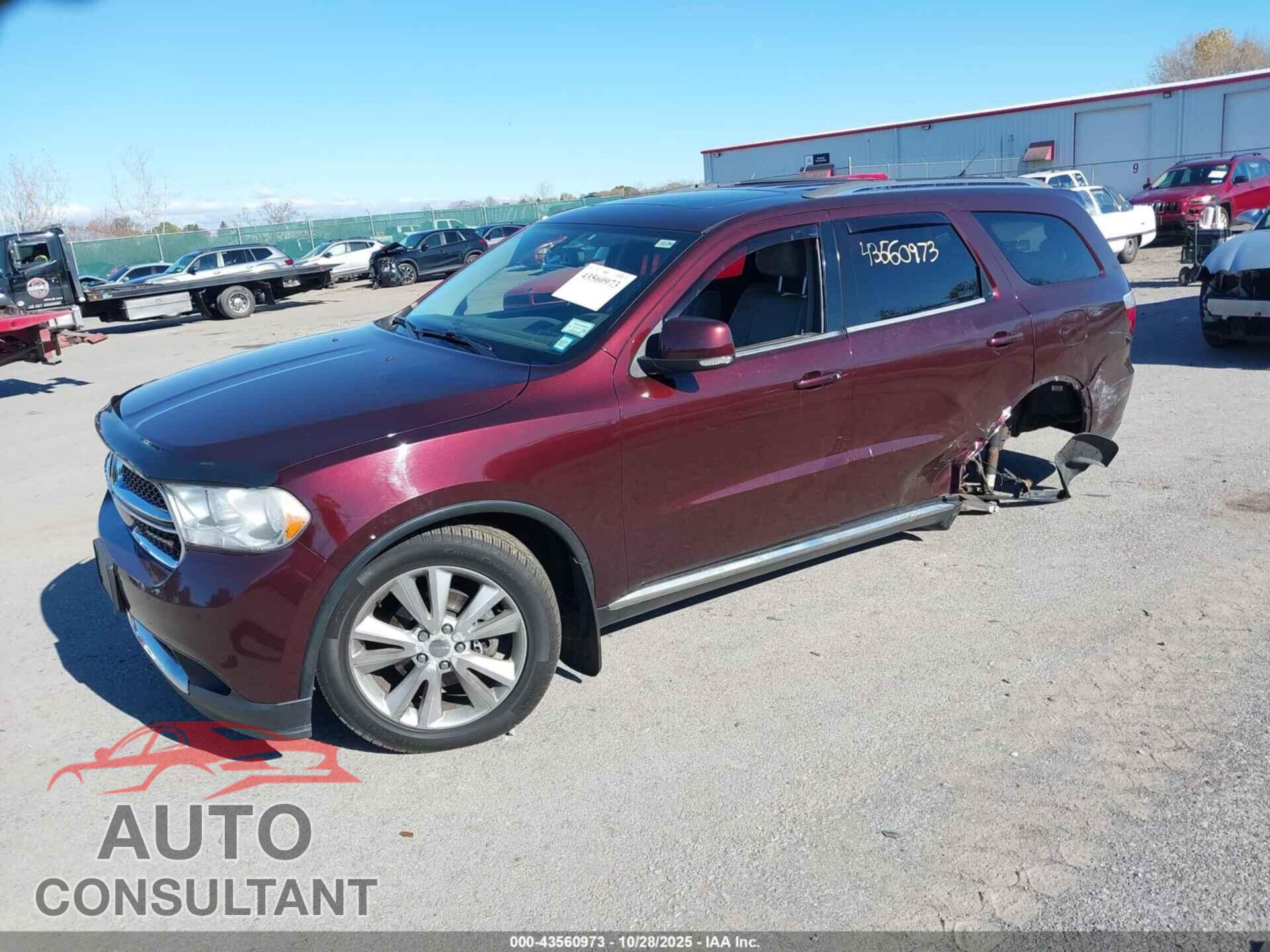 DODGE DURANGO 2012 - 1C4RDJDG2CC358647