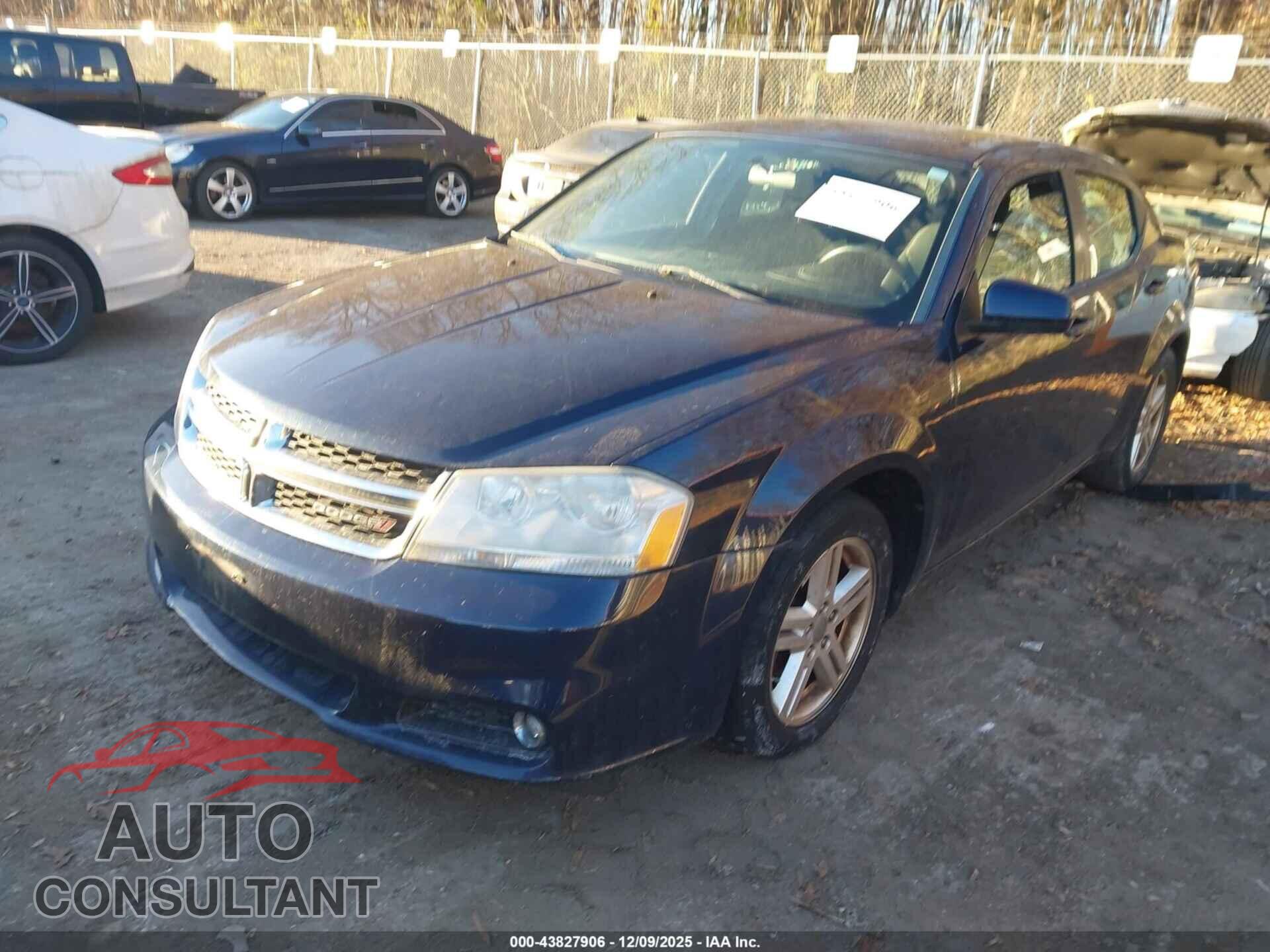 DODGE AVENGER 2013 - 1C3CDZCB5DN603686