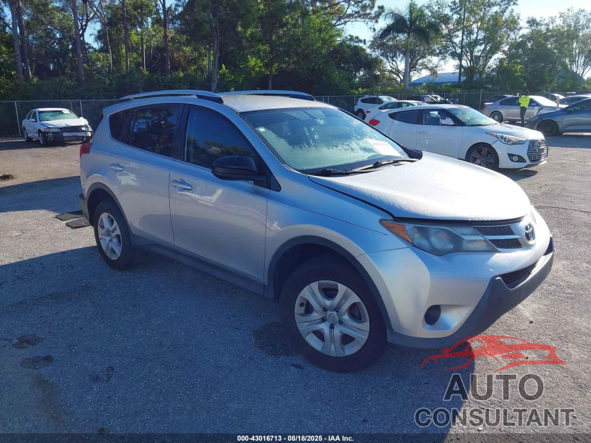 TOYOTA RAV4 2013 - JTMZFREV5D5015231
