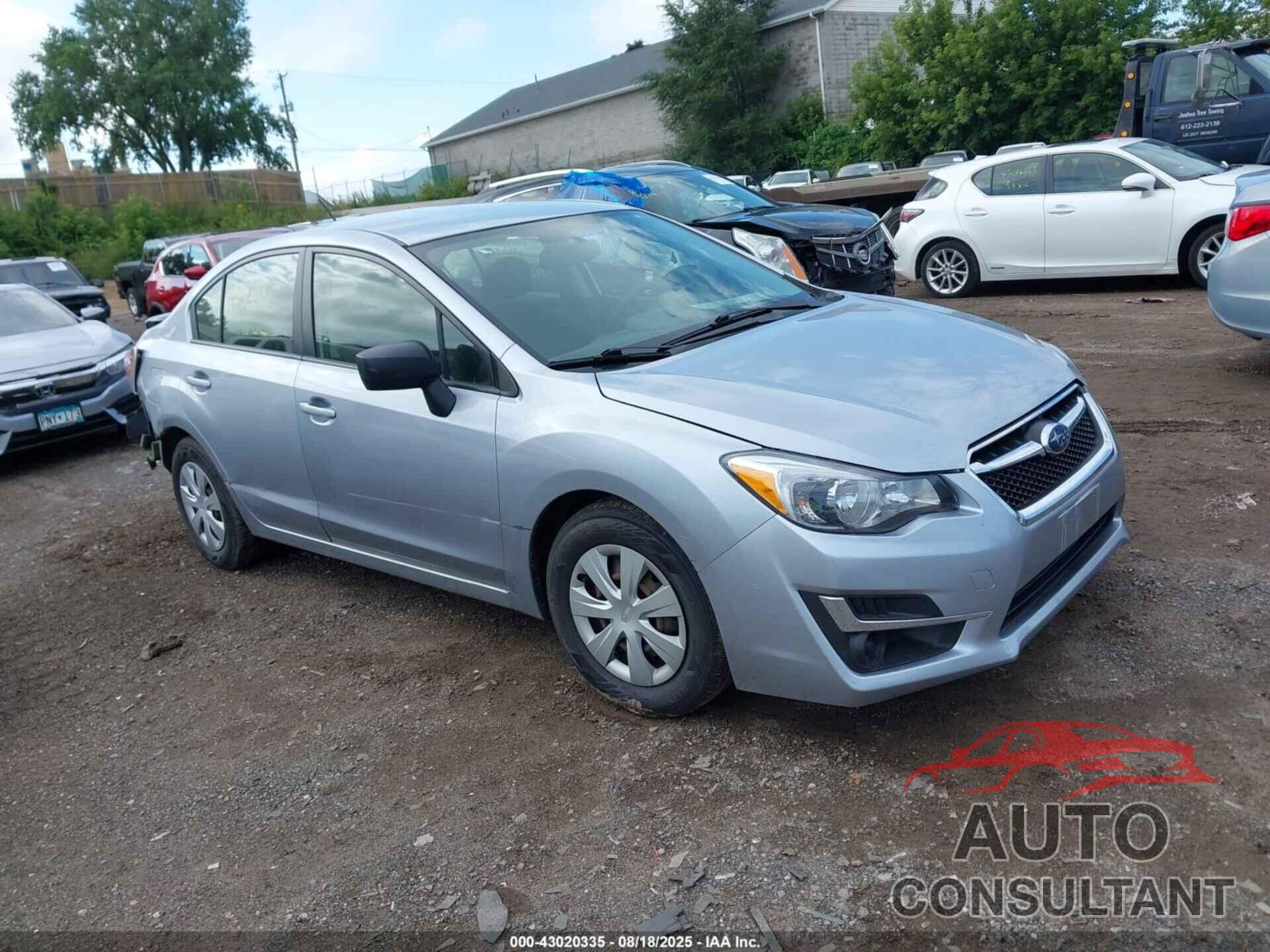 SUBARU IMPREZA 2016 - JF1GJAA61GH004080