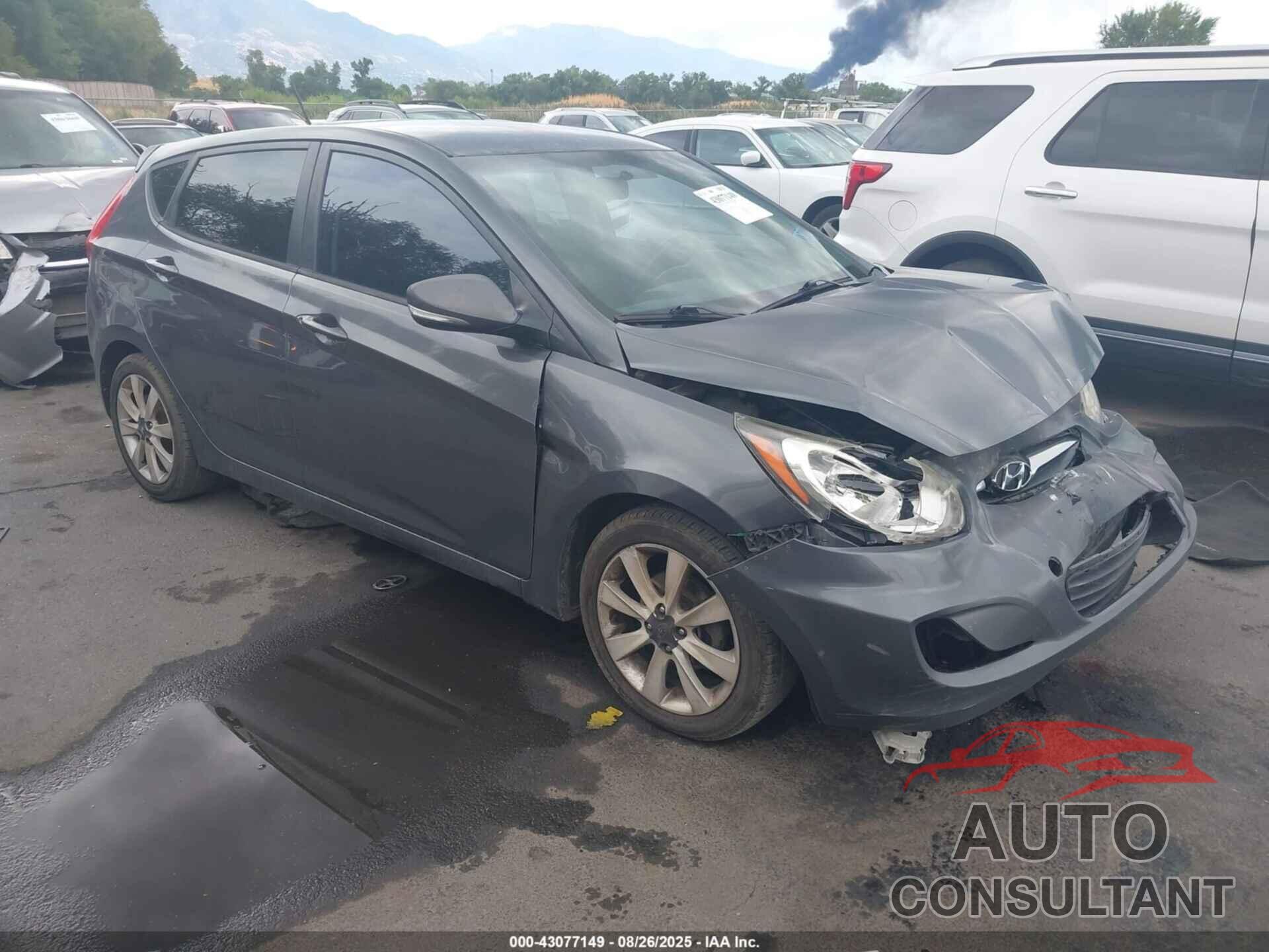 HYUNDAI ACCENT 2013 - KMHCU5AE7DU059419