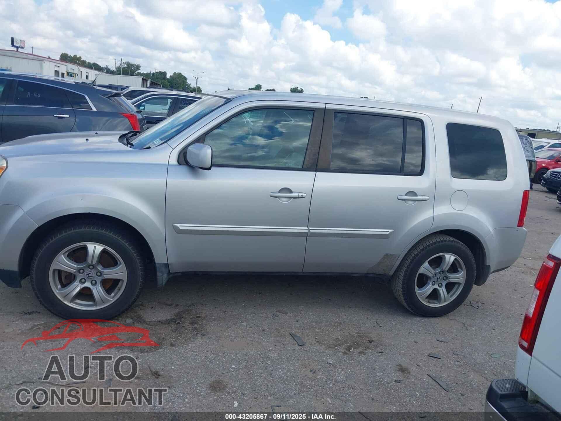 HONDA PILOT 2012 - 5FNYF3H58CB019873