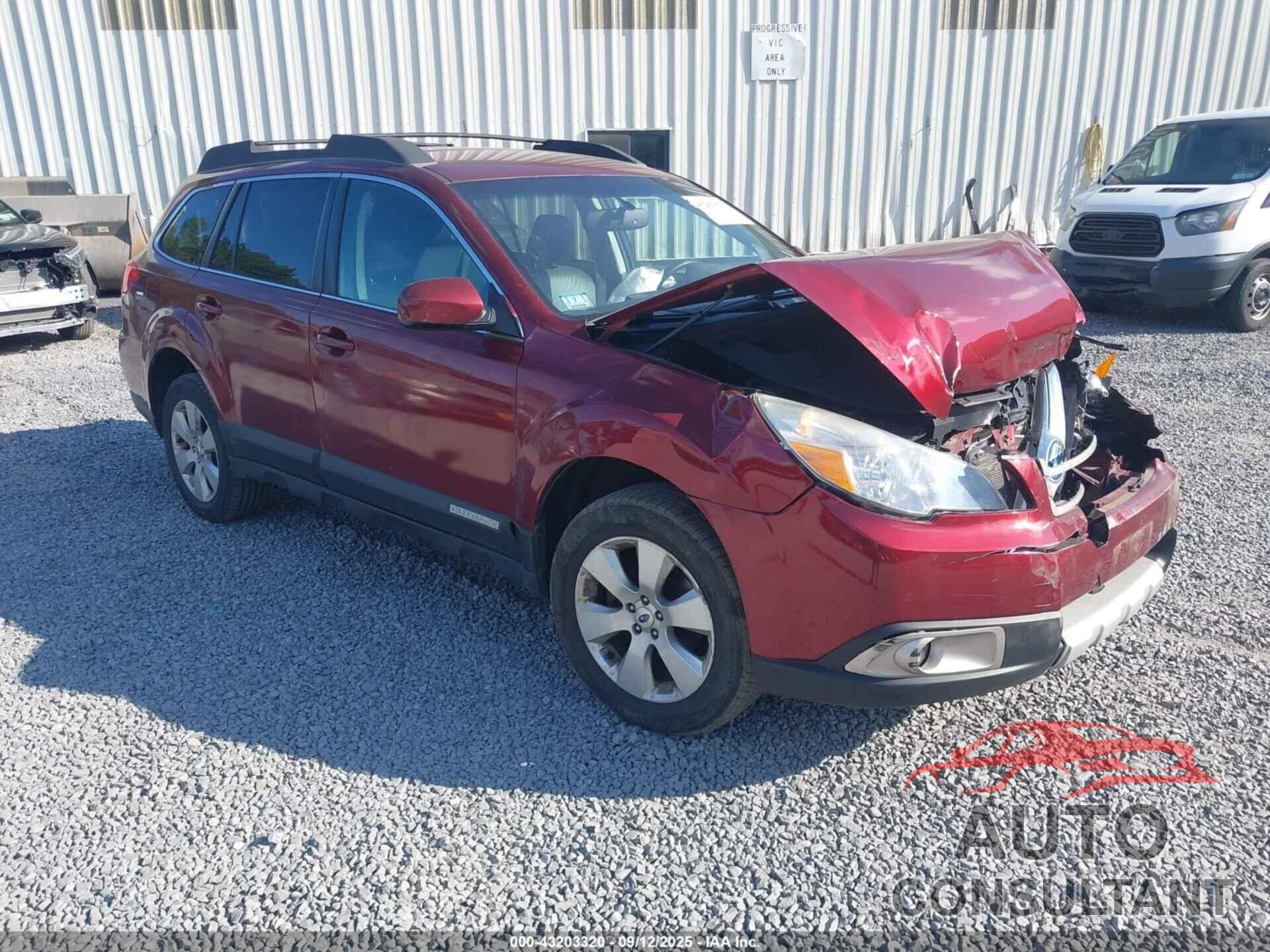 SUBARU OUTBACK 2012 - 4S4BRBJC7C3212816