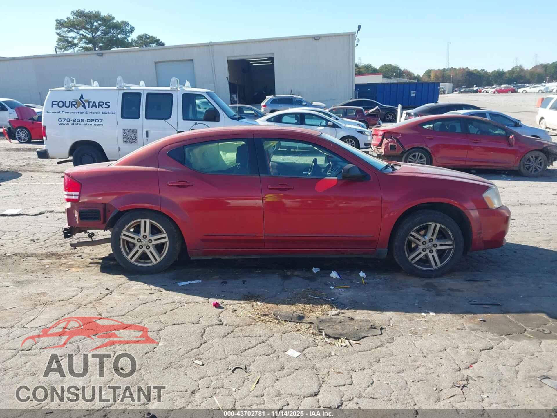 DODGE AVENGER 2010 - 1B3CC5FB4AN128385