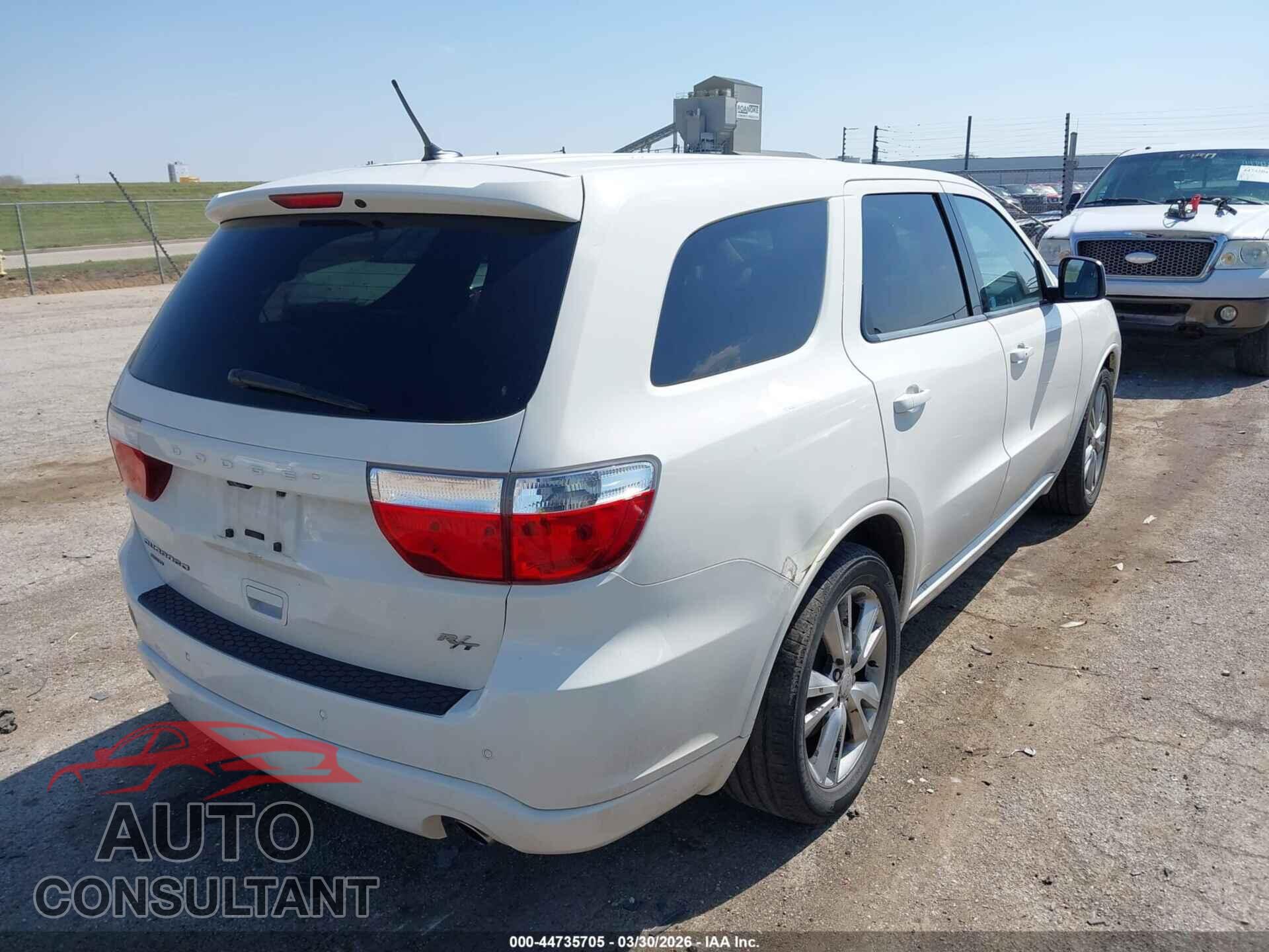 DODGE DURANGO 2012 - 1C4SDJCT1CC284945