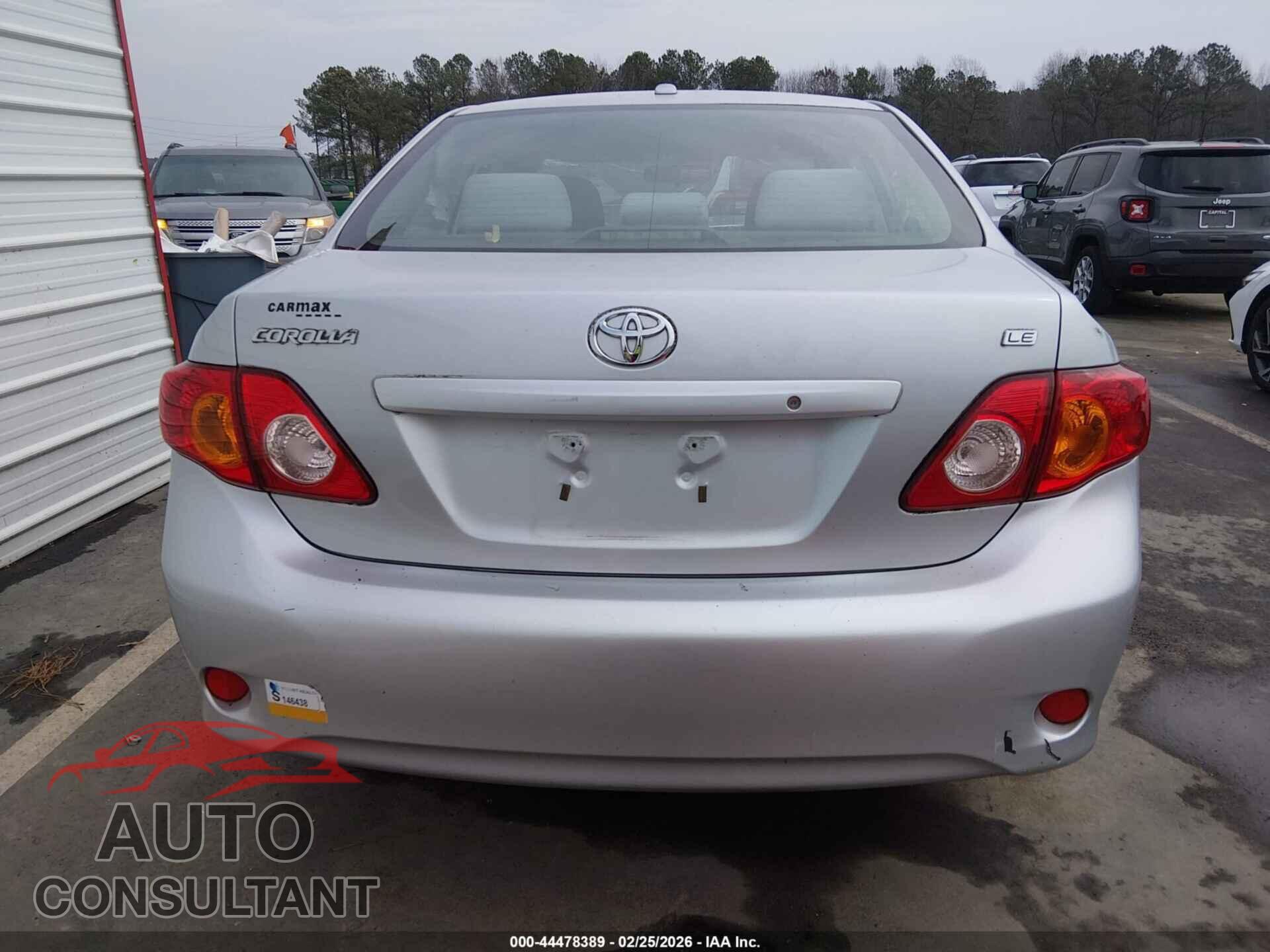 TOYOTA COROLLA 2009 - JTDBL40E199070960
