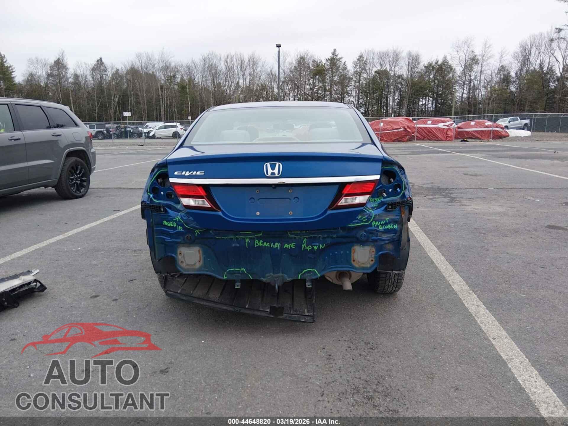 HONDA CIVIC 2015 - 19XFB2F55FE246089