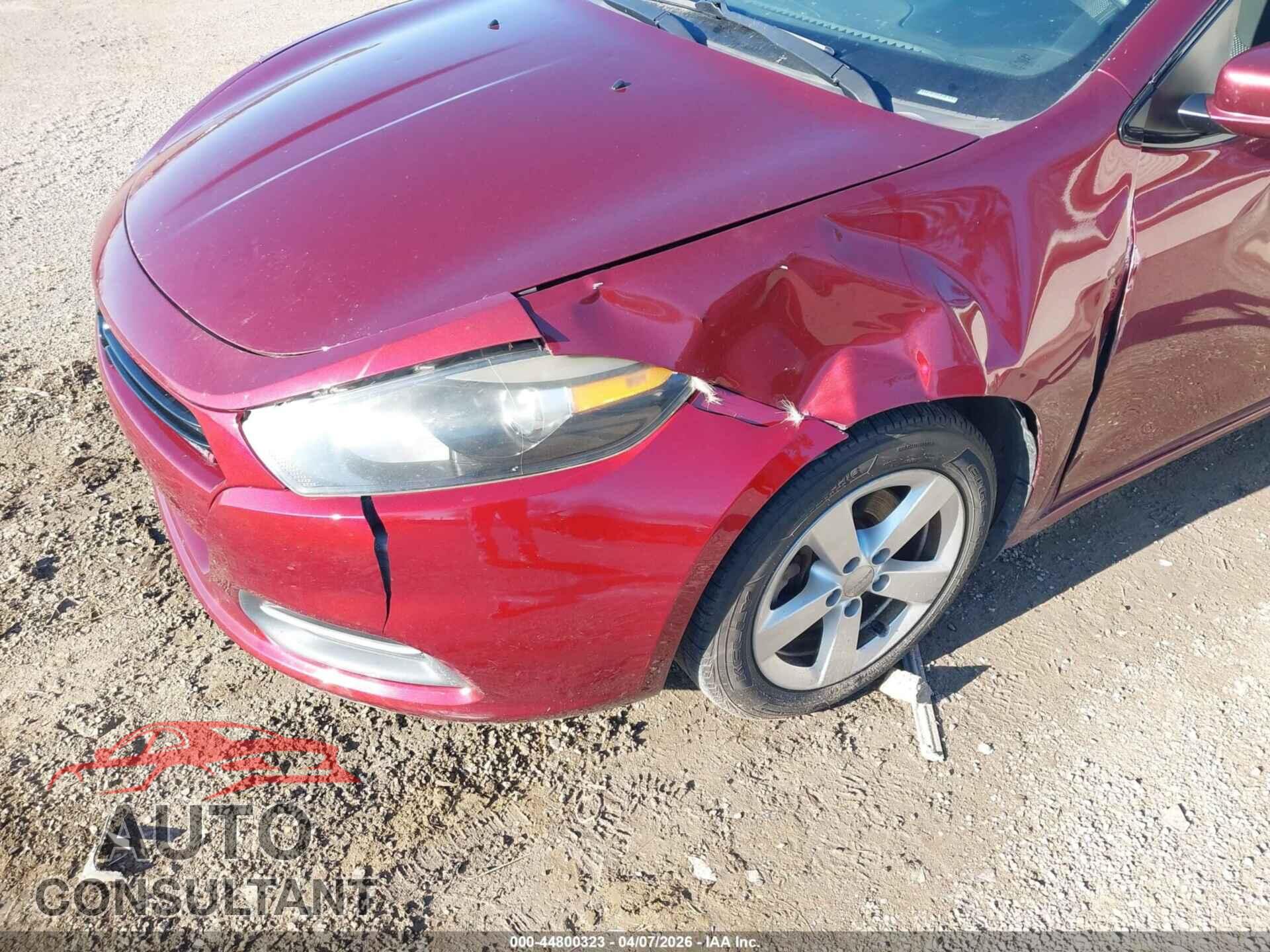 DODGE DART 2015 - 1C3CDFBB2FD374389