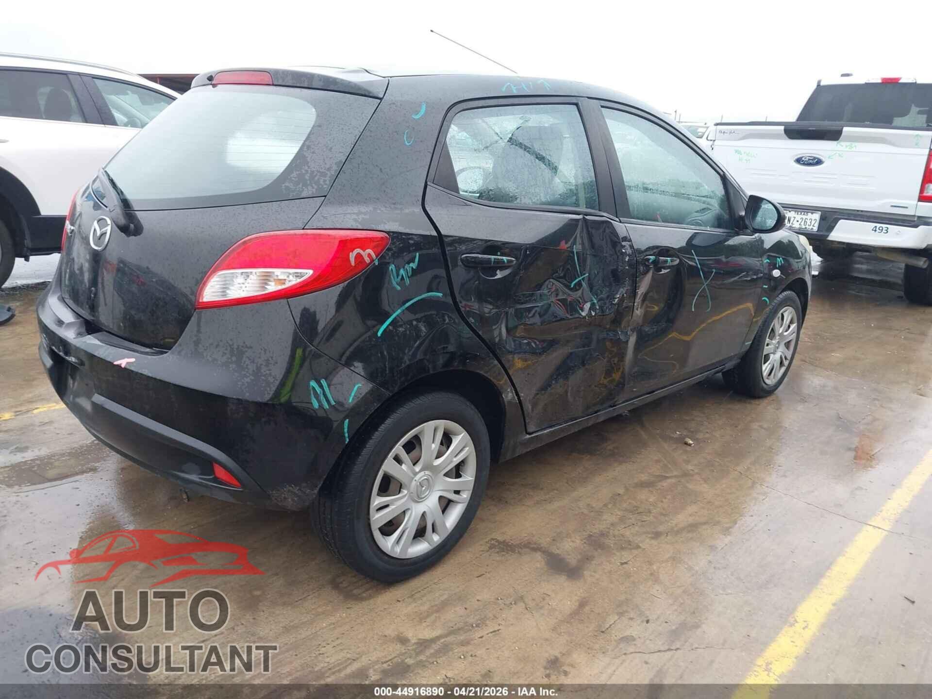 MAZDA MAZDA2 2013 - JM1DE1KY4D0157502