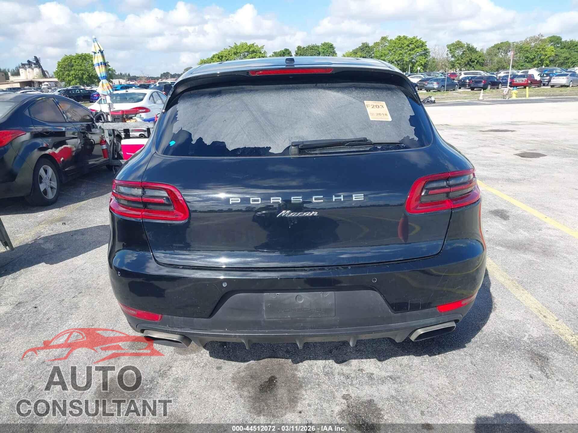 PORSCHE MACAN 2018 - WP1AA2A59JLB11135