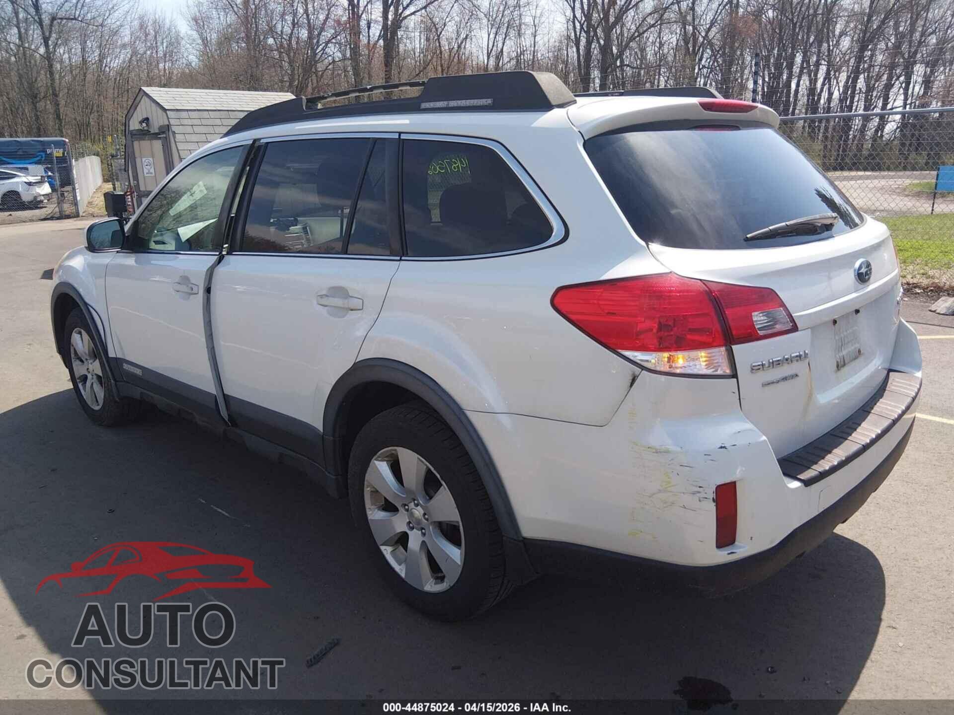 SUBARU OUTBACK 2011 - 4S4BRBCC3B3347562
