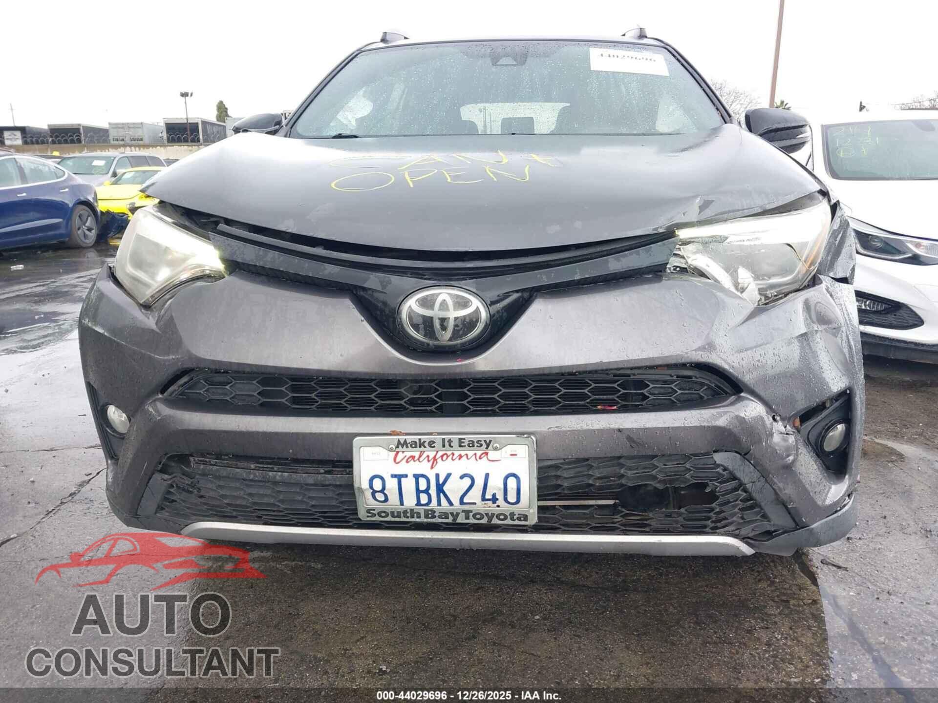TOYOTA RAV4 2017 - 2T3NFREV2HW391480