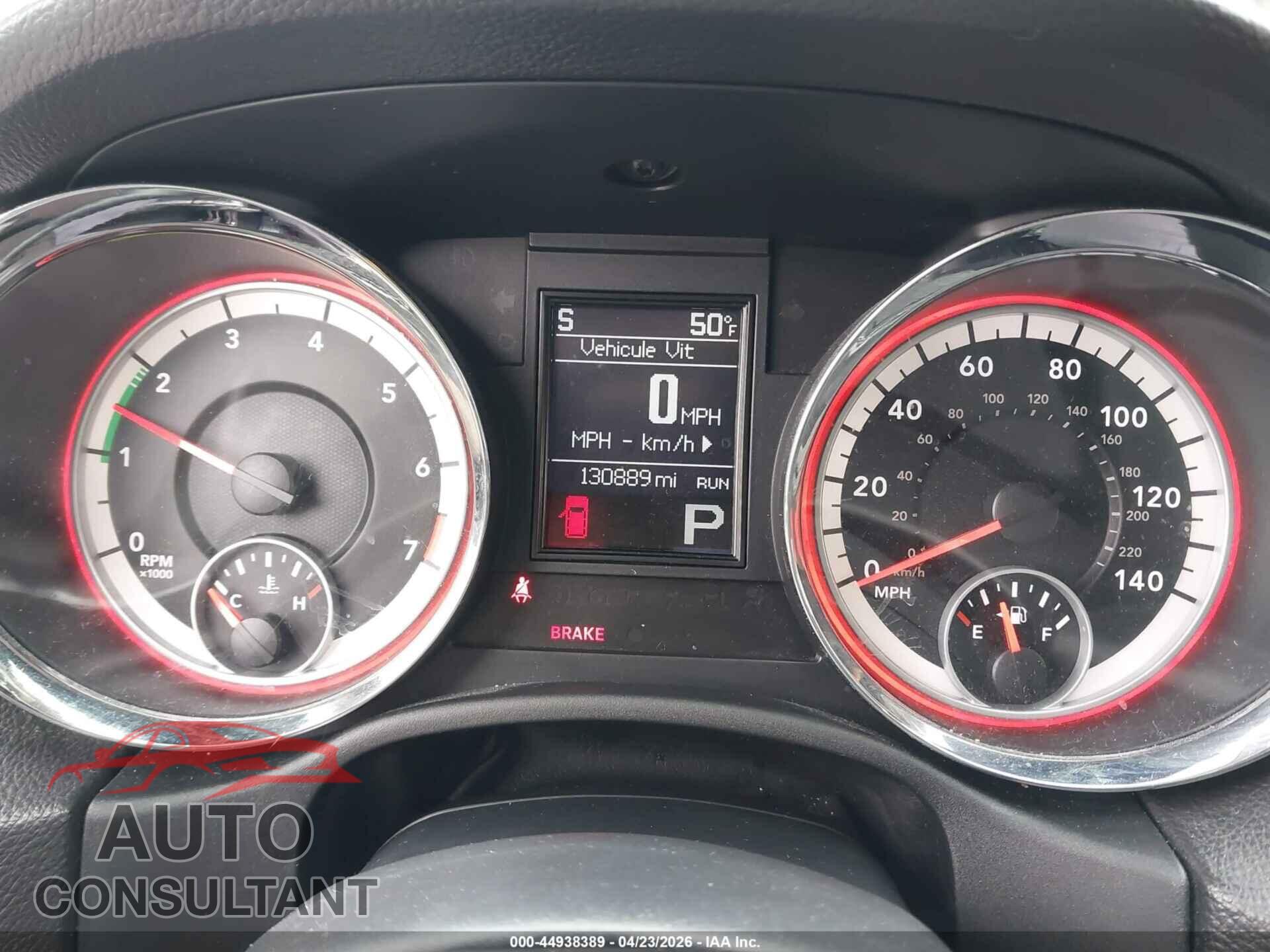 DODGE DURANGO 2013 - 1C4RDJDGXDC676761
