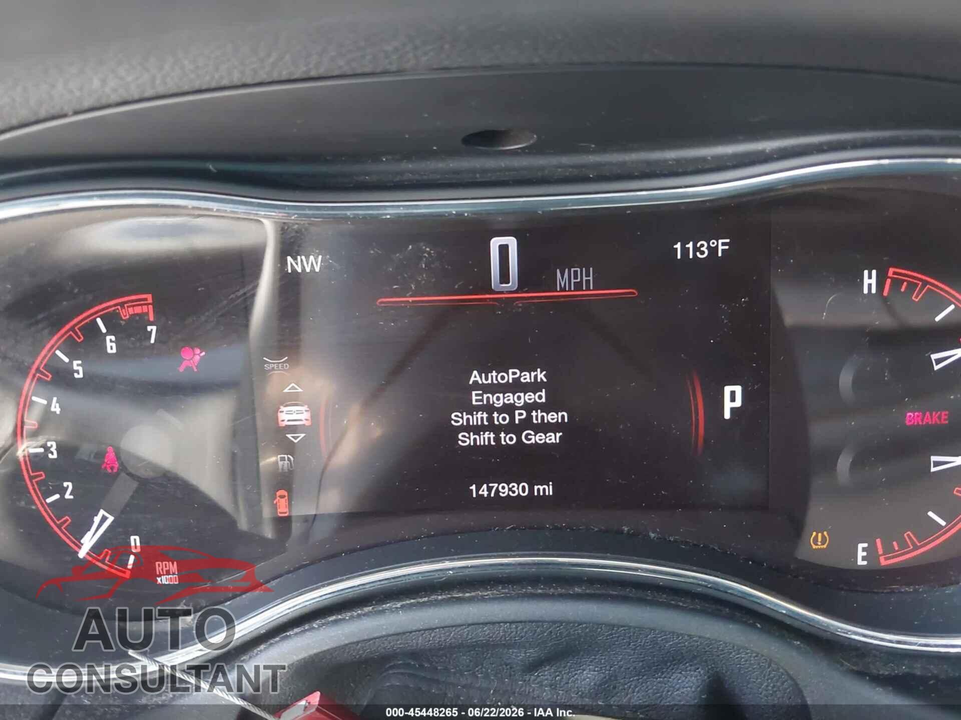 DODGE DURANGO 2017 - 1C4RDHAG3HC680637