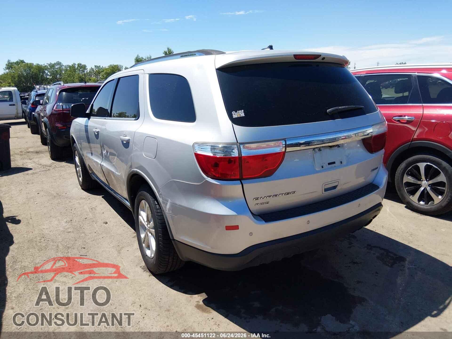 DODGE DURANGO 2012 - 1C4RDJDG5CC181141