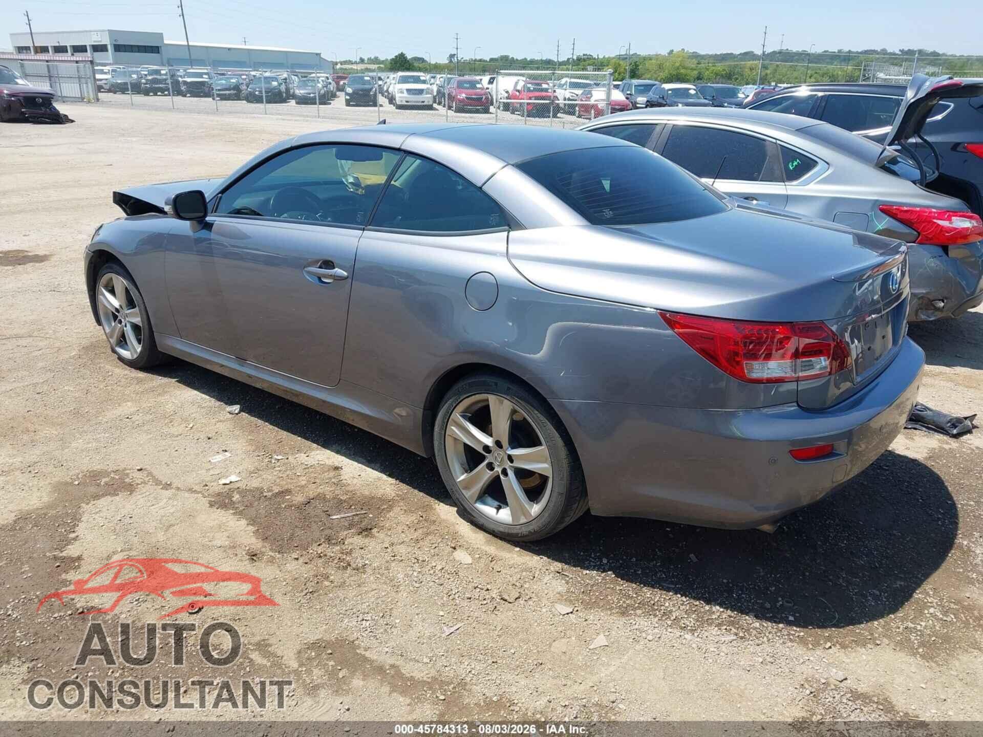 LEXUS IS 250C 2012 - JTHFF2C22C2526221