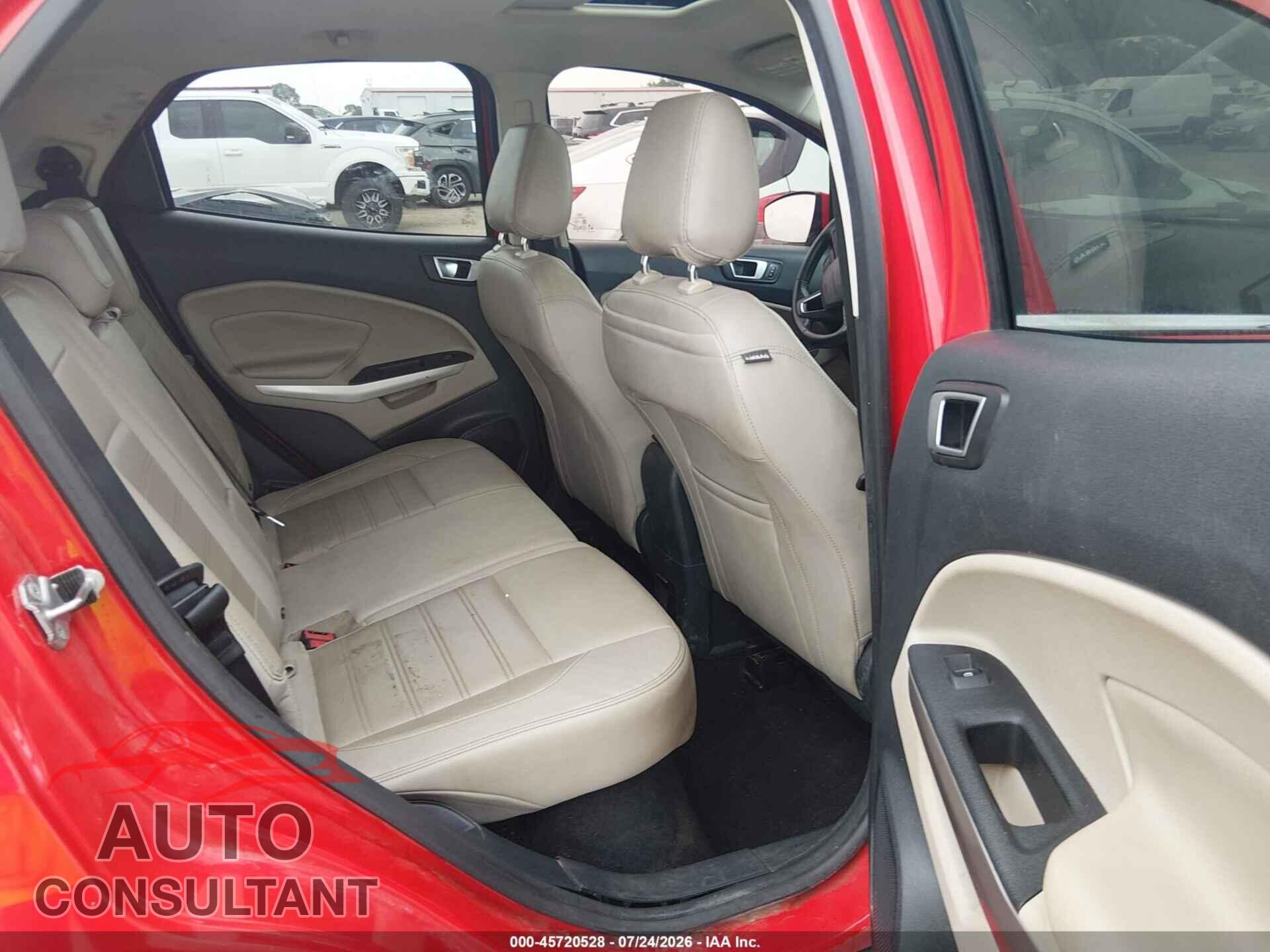 FORD ECOSPORT 2020 - MAJ6S3KL5LC360838