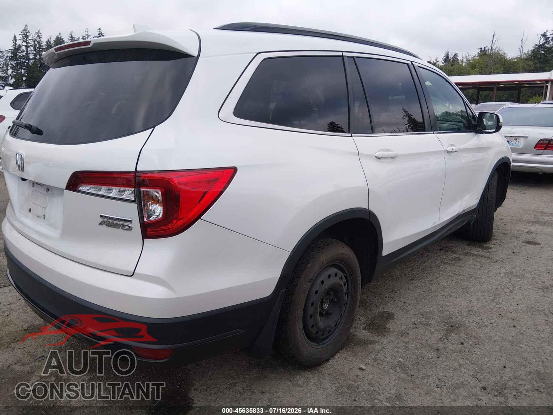 HONDA PILOT 2021 - 5FNYF6H2XMB007202