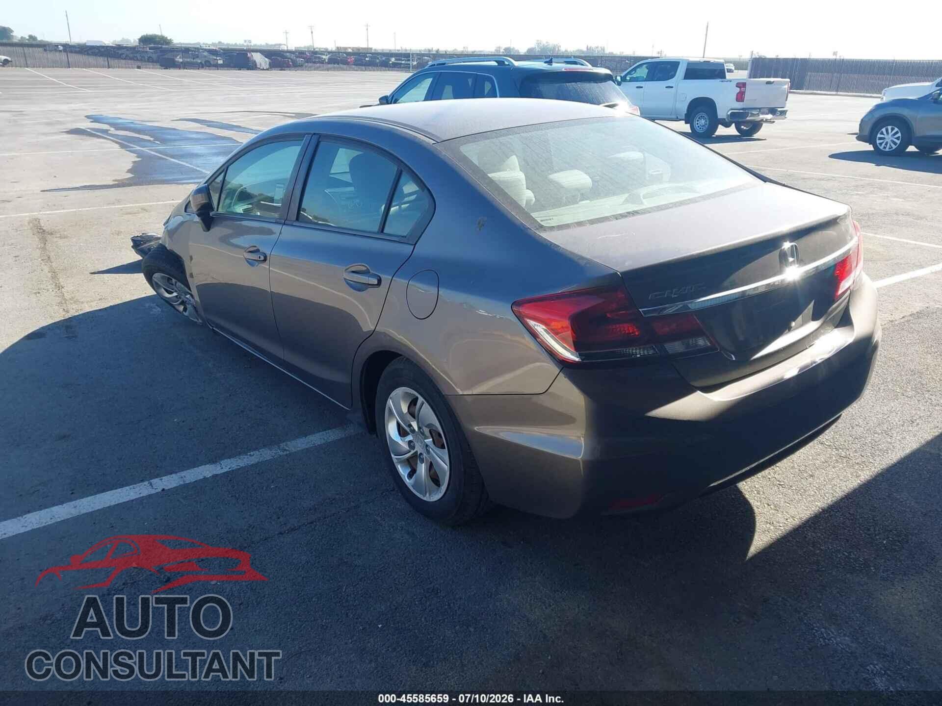 HONDA CIVIC 2014 - 19XFB2F55EE219344