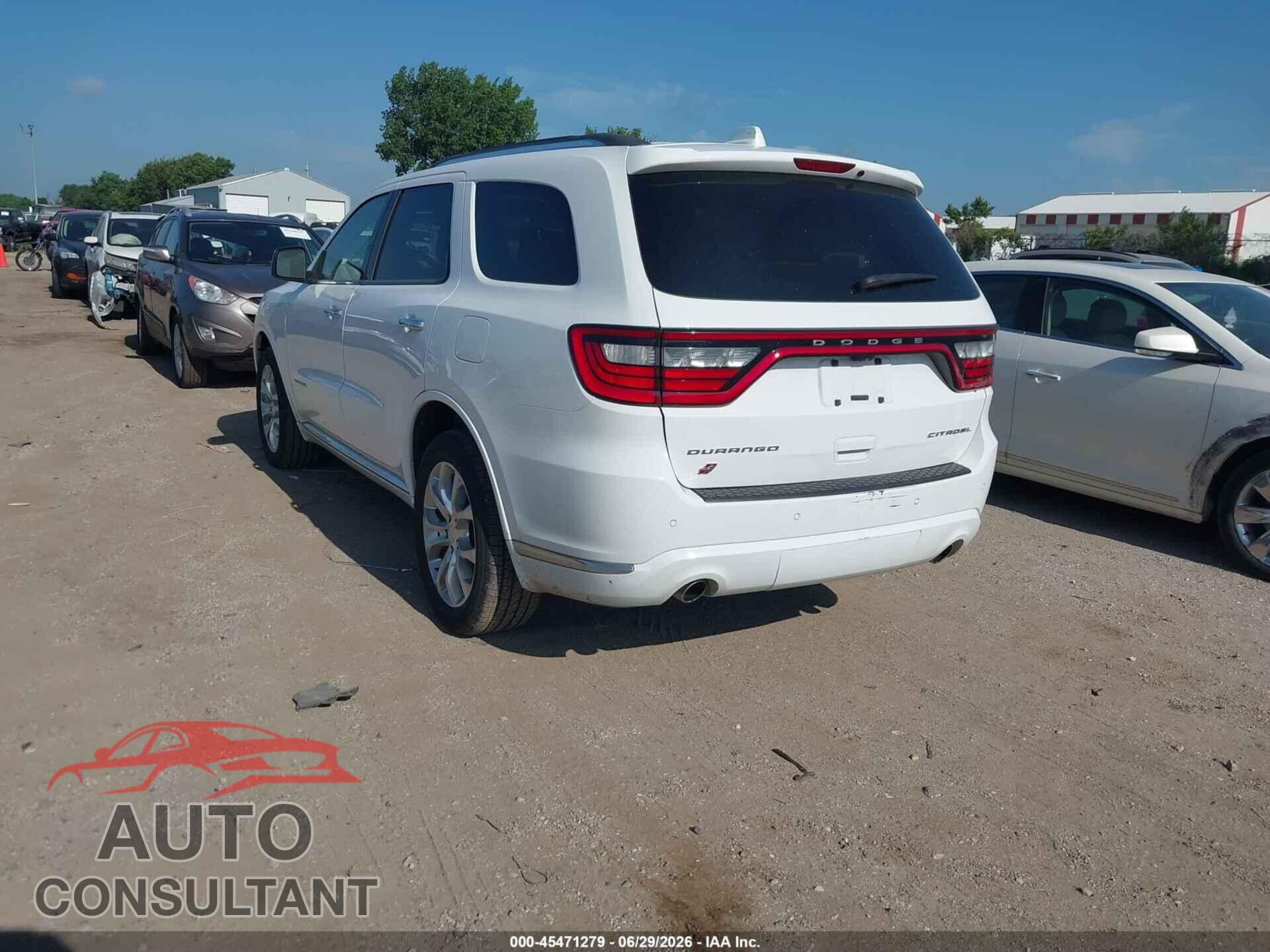 DODGE DURANGO 2018 - 1C4RDJEG4JC434543