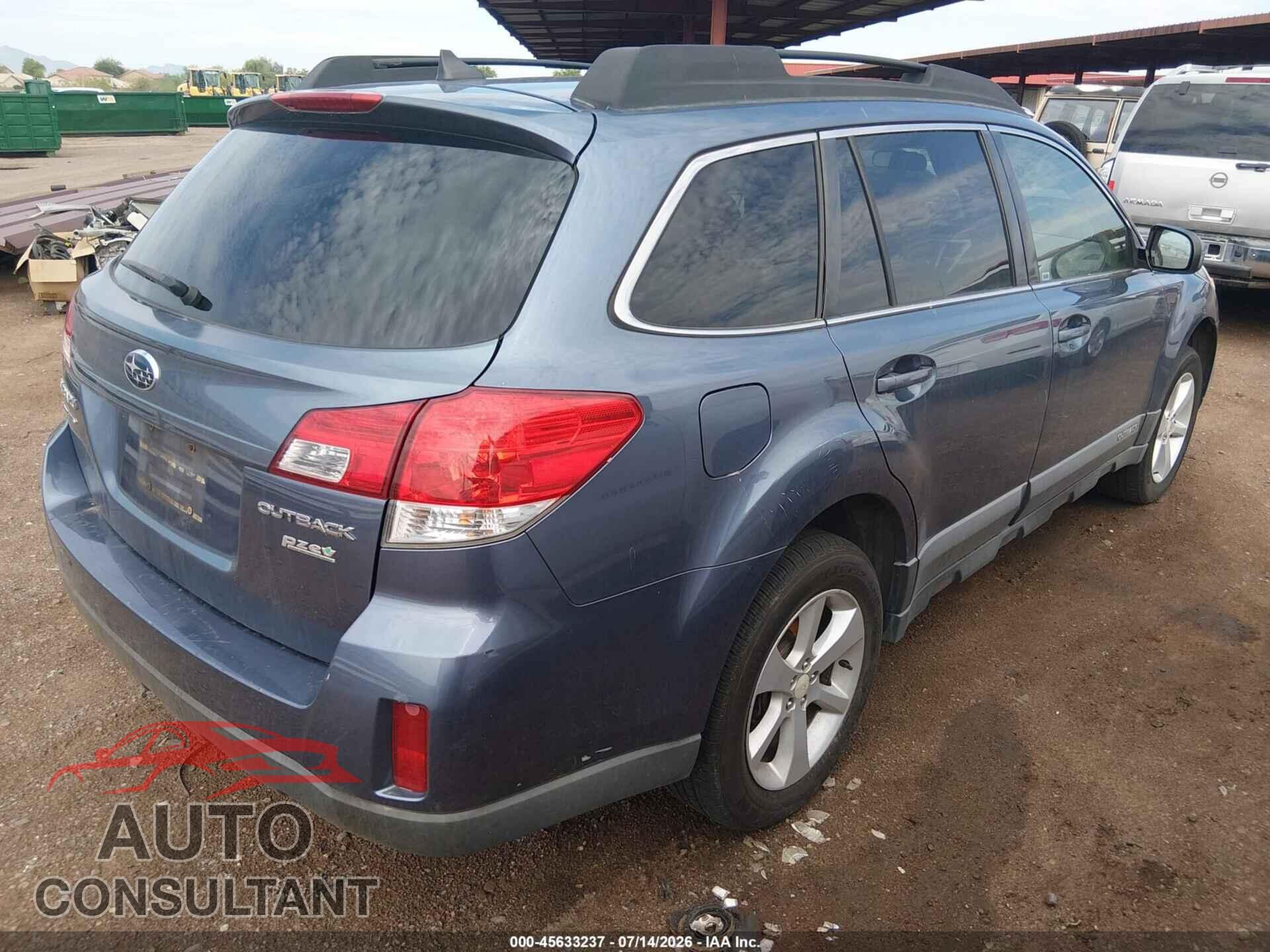 SUBARU OUTBACK 2014 - 4S4BRBCC2E3327761