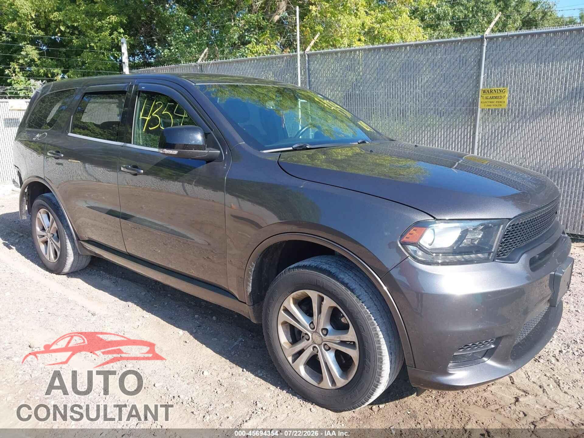 DODGE DURANGO 2019 - 1C4RDJDG7KC771341