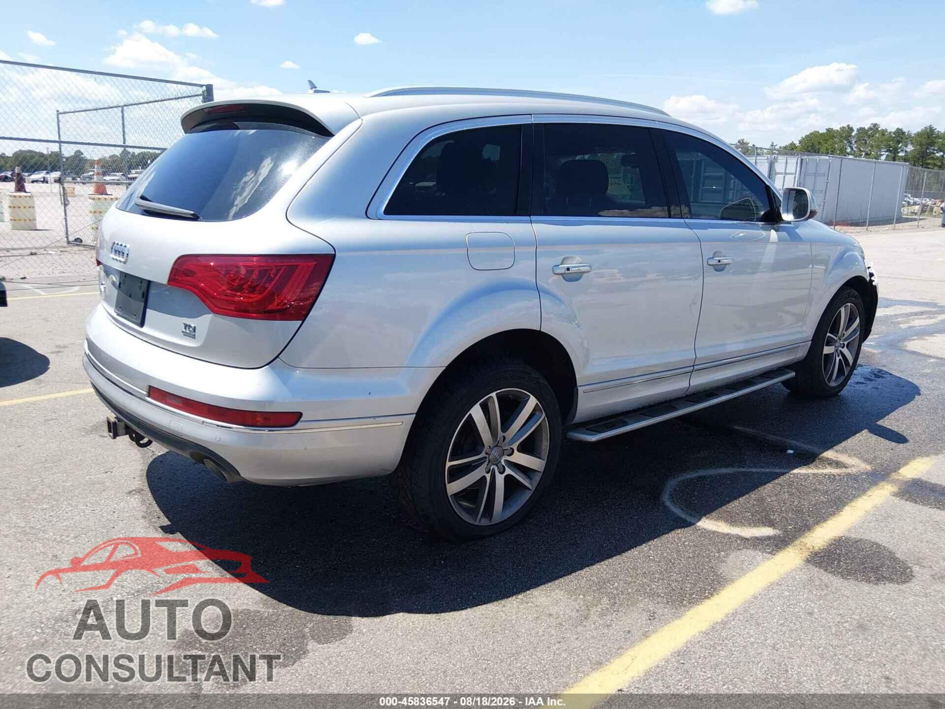 AUDI Q7 2012 - WA1VMAFE9CD010553