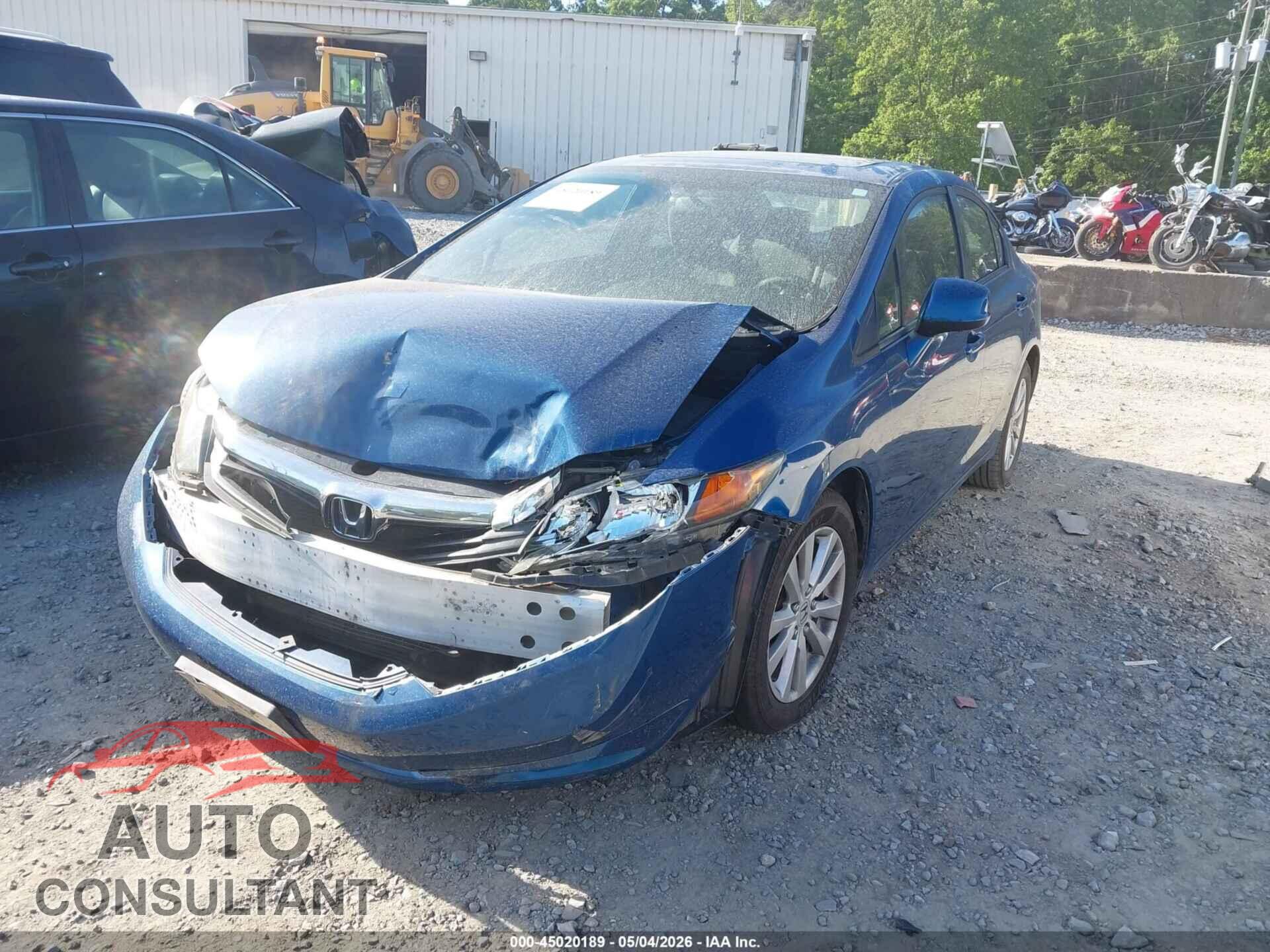HONDA CIVIC 2012 - 19XFB2F85CE024609