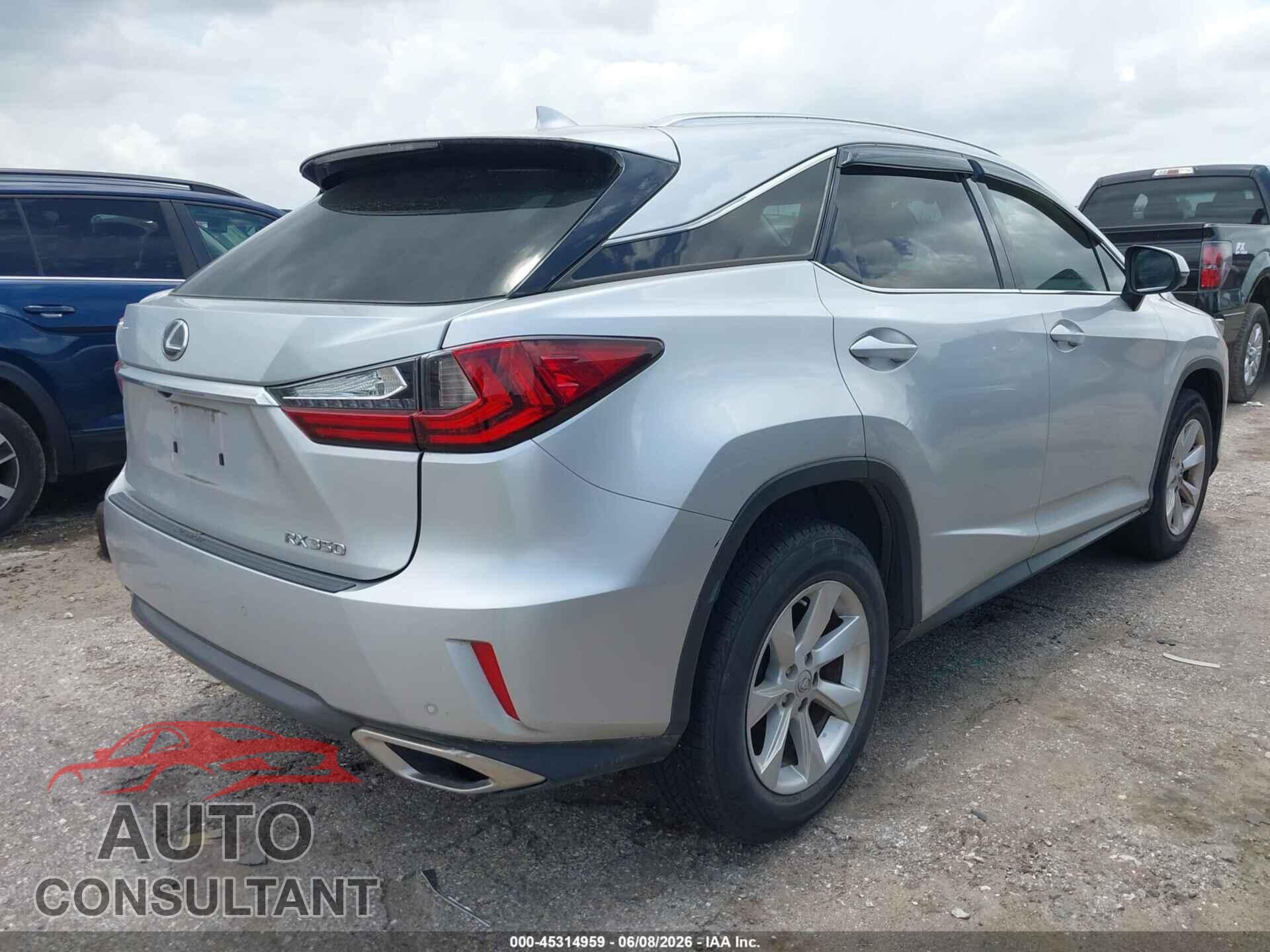LEXUS RX 350 2016 - 2T2ZZMCA6GC007202
