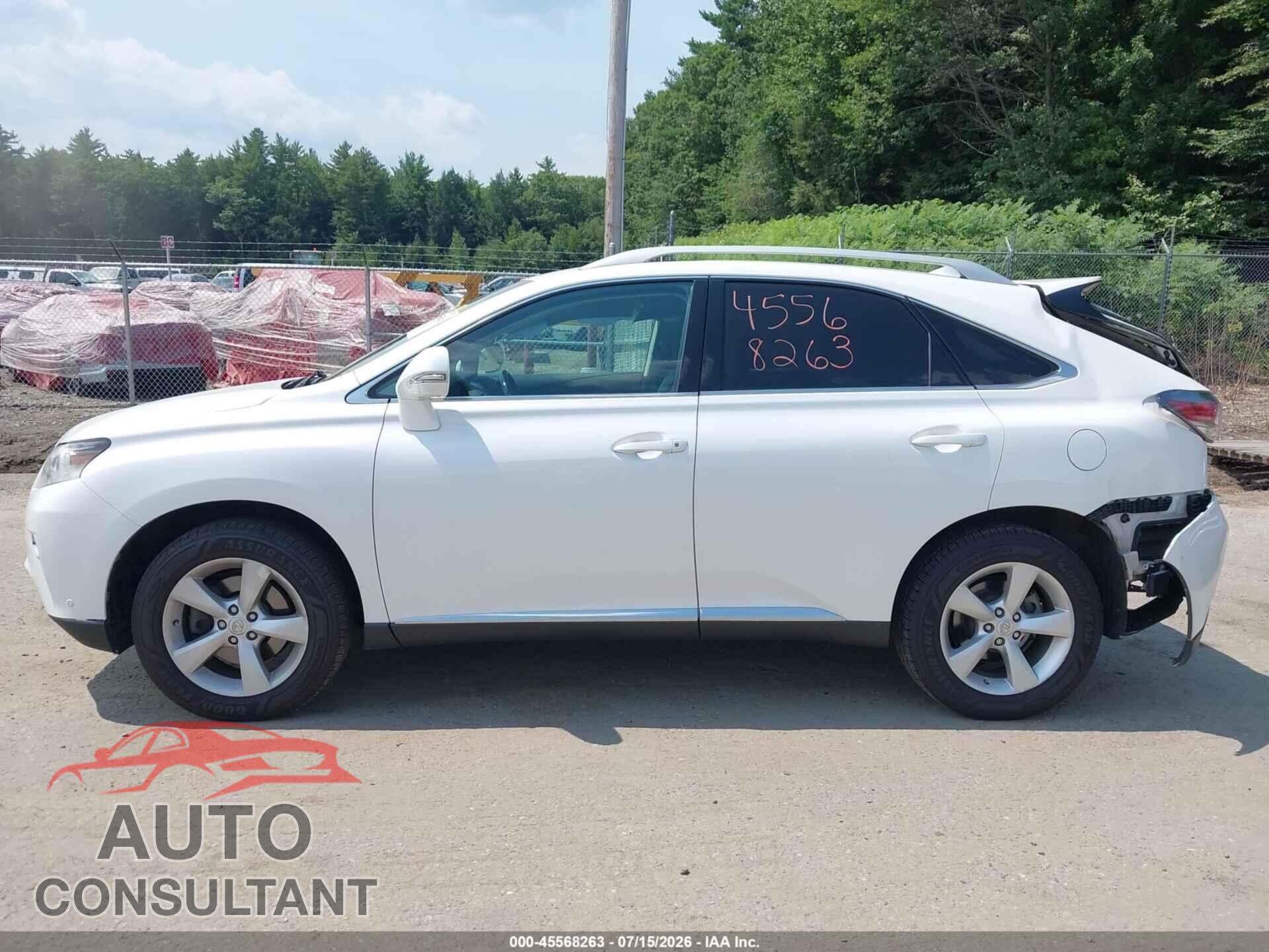 LEXUS RX 350 2015 - 2T2BK1BA2FC304973