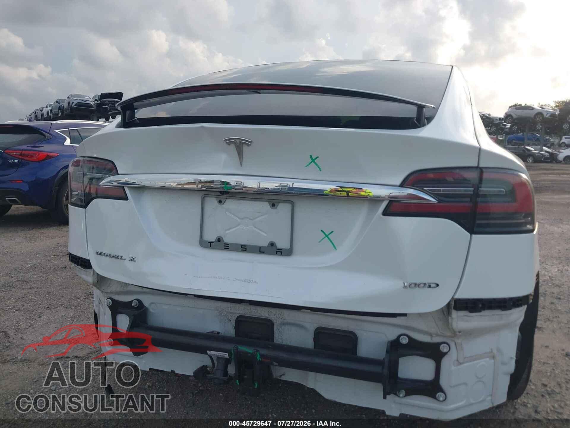 TESLA MODEL X 2017 - 5YJXCDE28HF068325