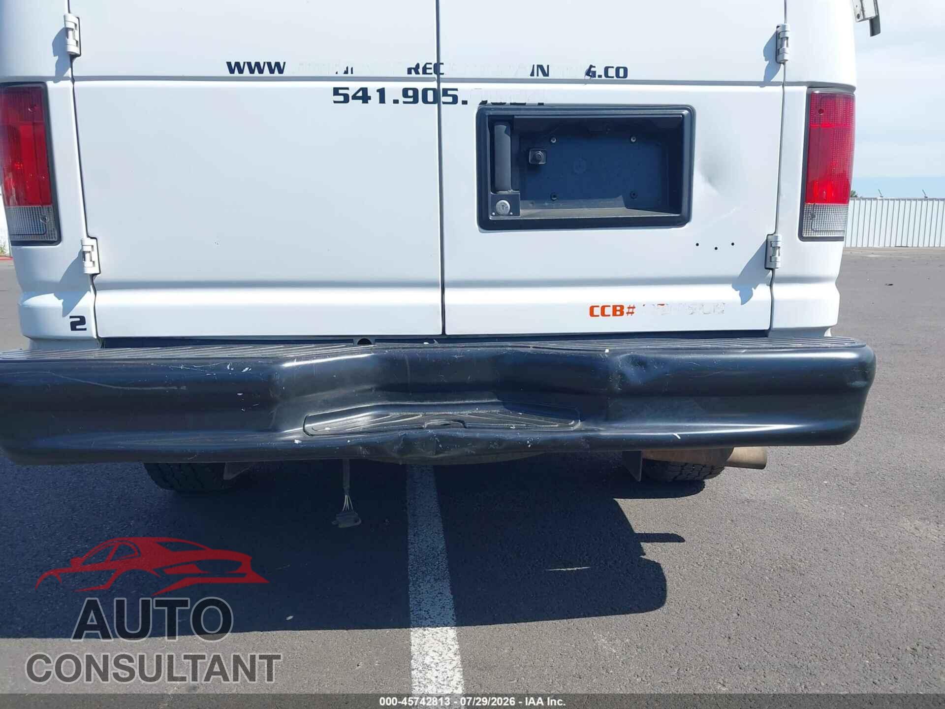 FORD E-150 2012 - 1FTNE1EW8CDB21138