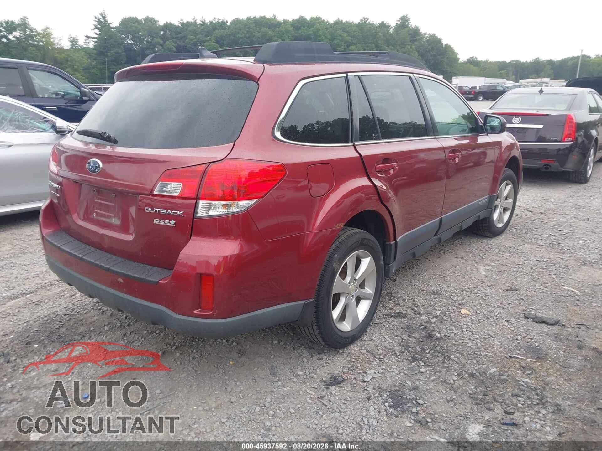 SUBARU OUTBACK 2014 - 4S4BRBLC2E3202940