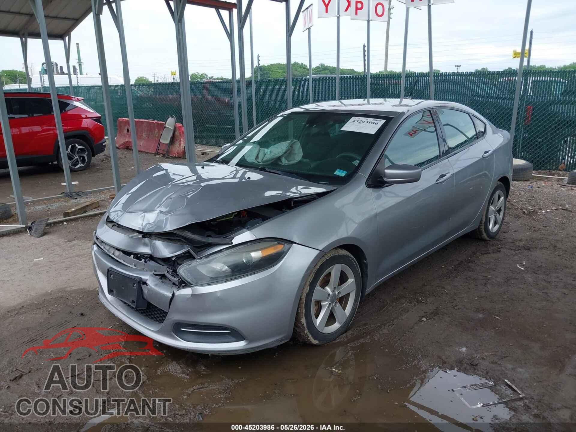 DODGE DART 2015 - 1C3CDFBB6FD390496