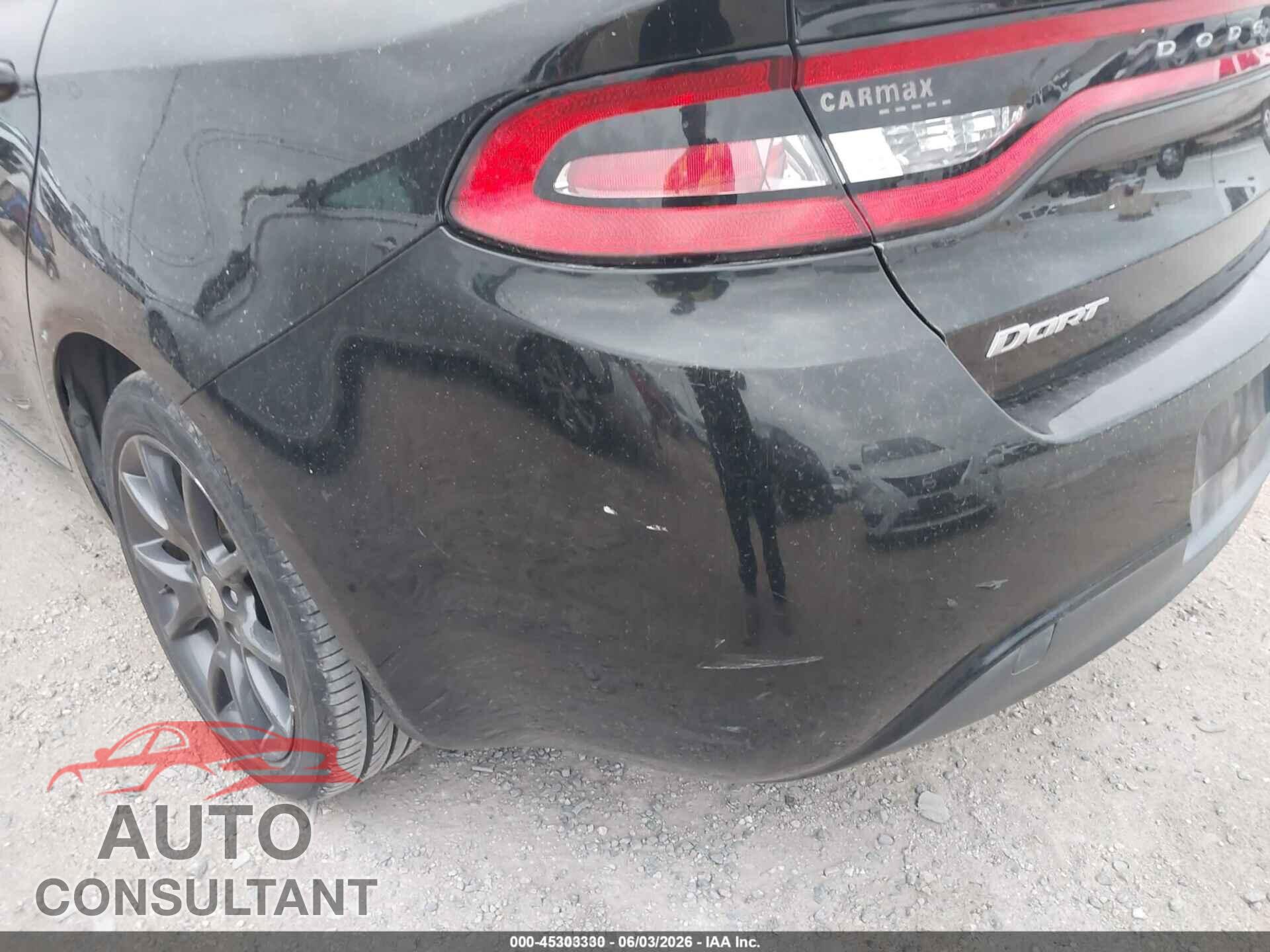 DODGE DART 2015 - 1C3CDFAA5FD433587