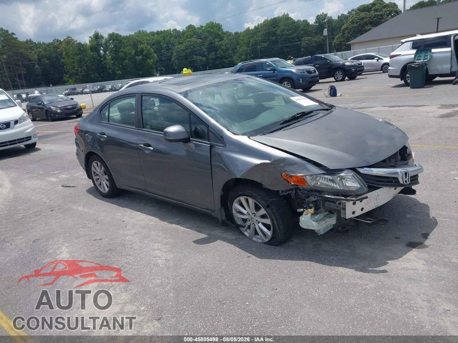 HONDA CIVIC 2012 - 19XFB2F87CE005396
