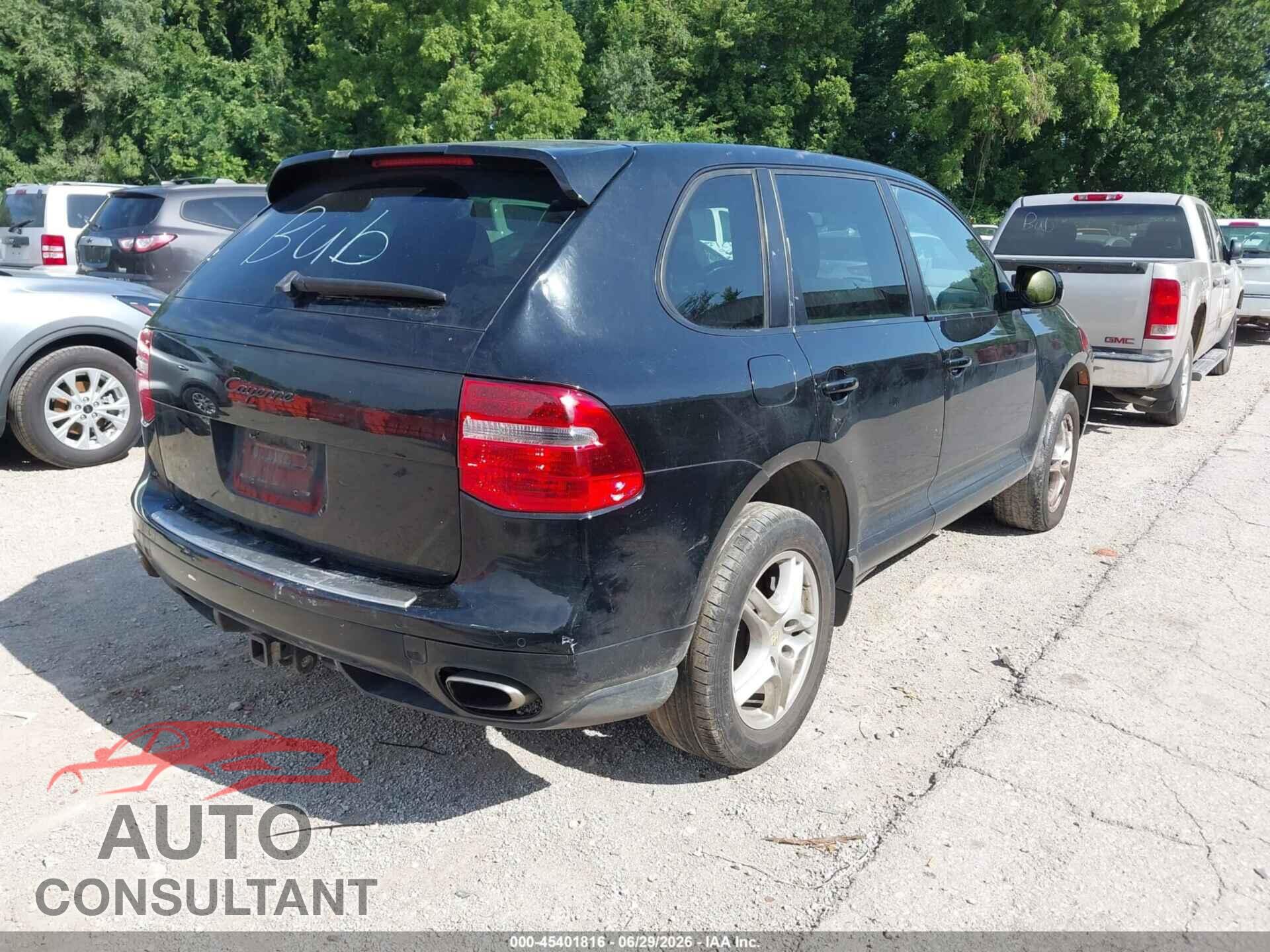 PORSCHE CAYENNE 2009 - WP1AA29PX9LA08937