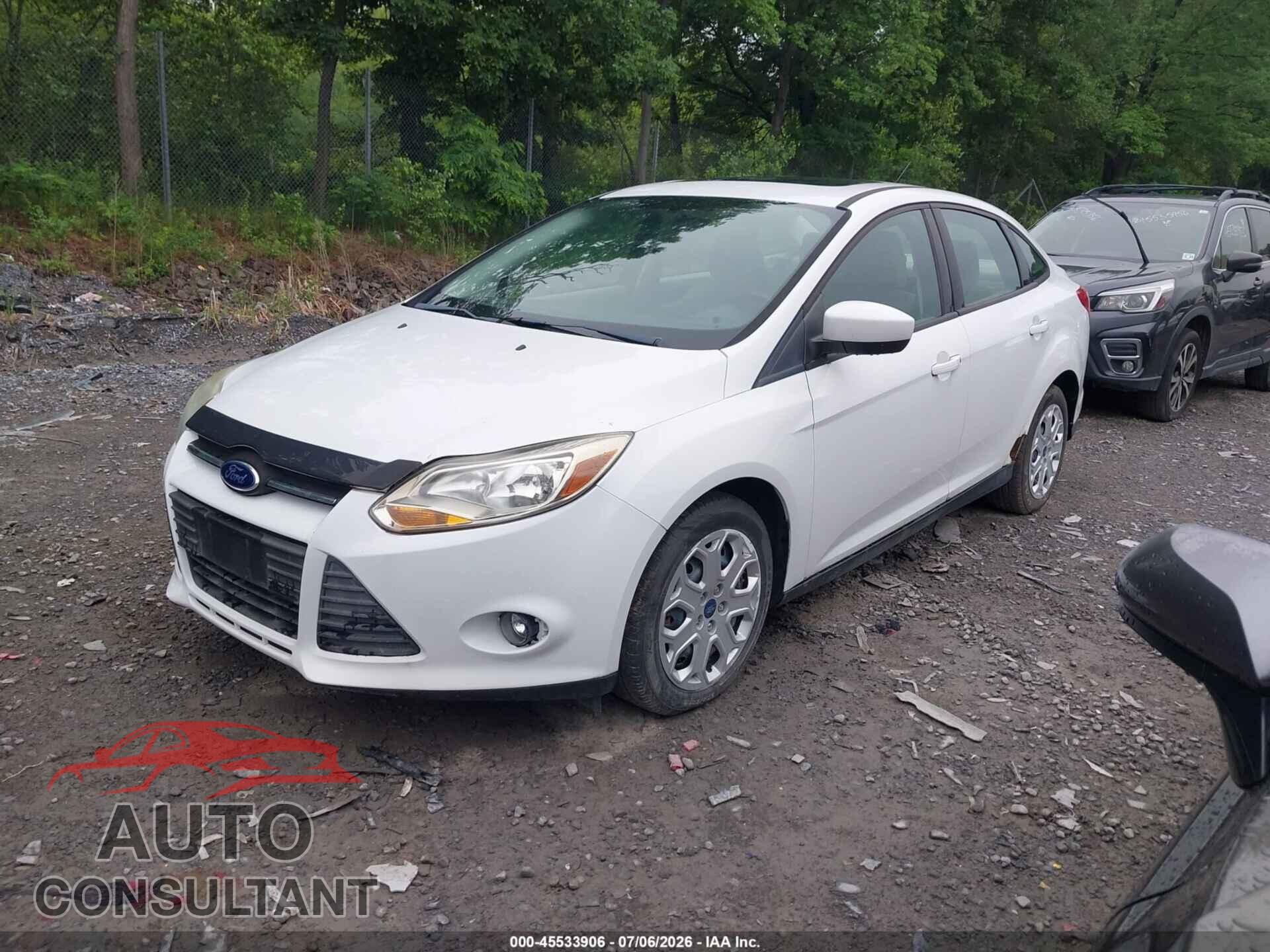 FORD FOCUS 2012 - 1FAHP3F22CL407352