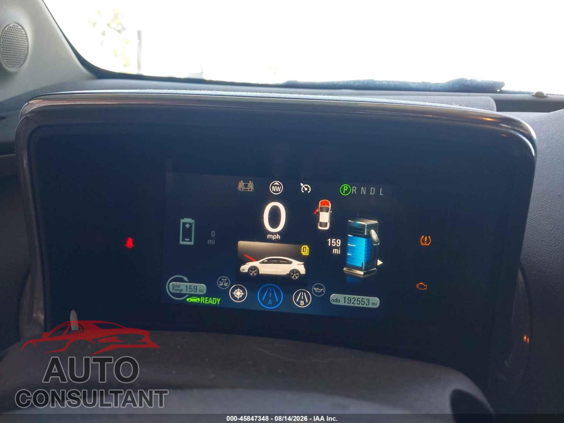 CHEVROLET VOLT 2013 - 1G1RF6E45DU141027