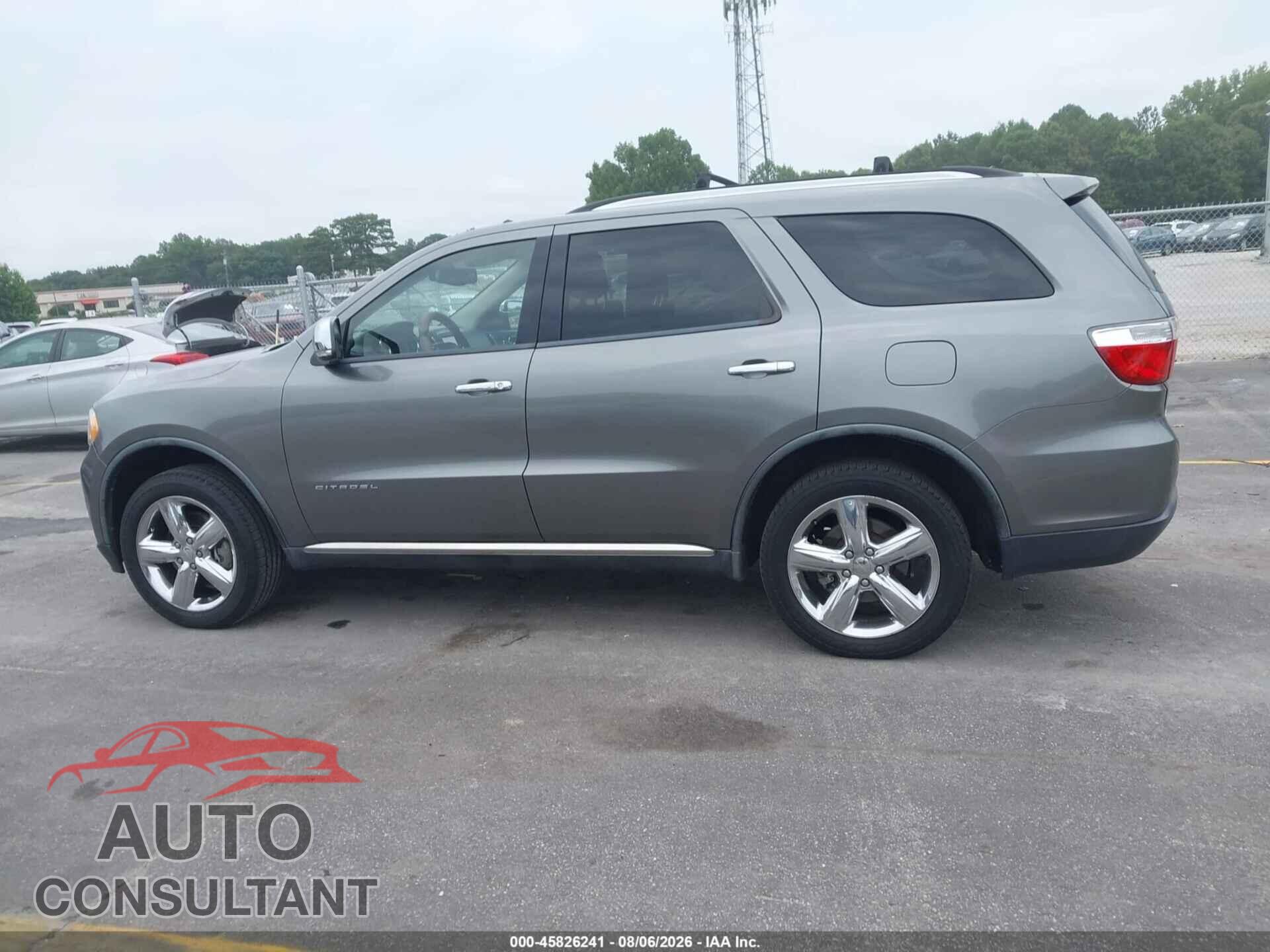DODGE DURANGO 2011 - 1D4RD5GG8BC742257